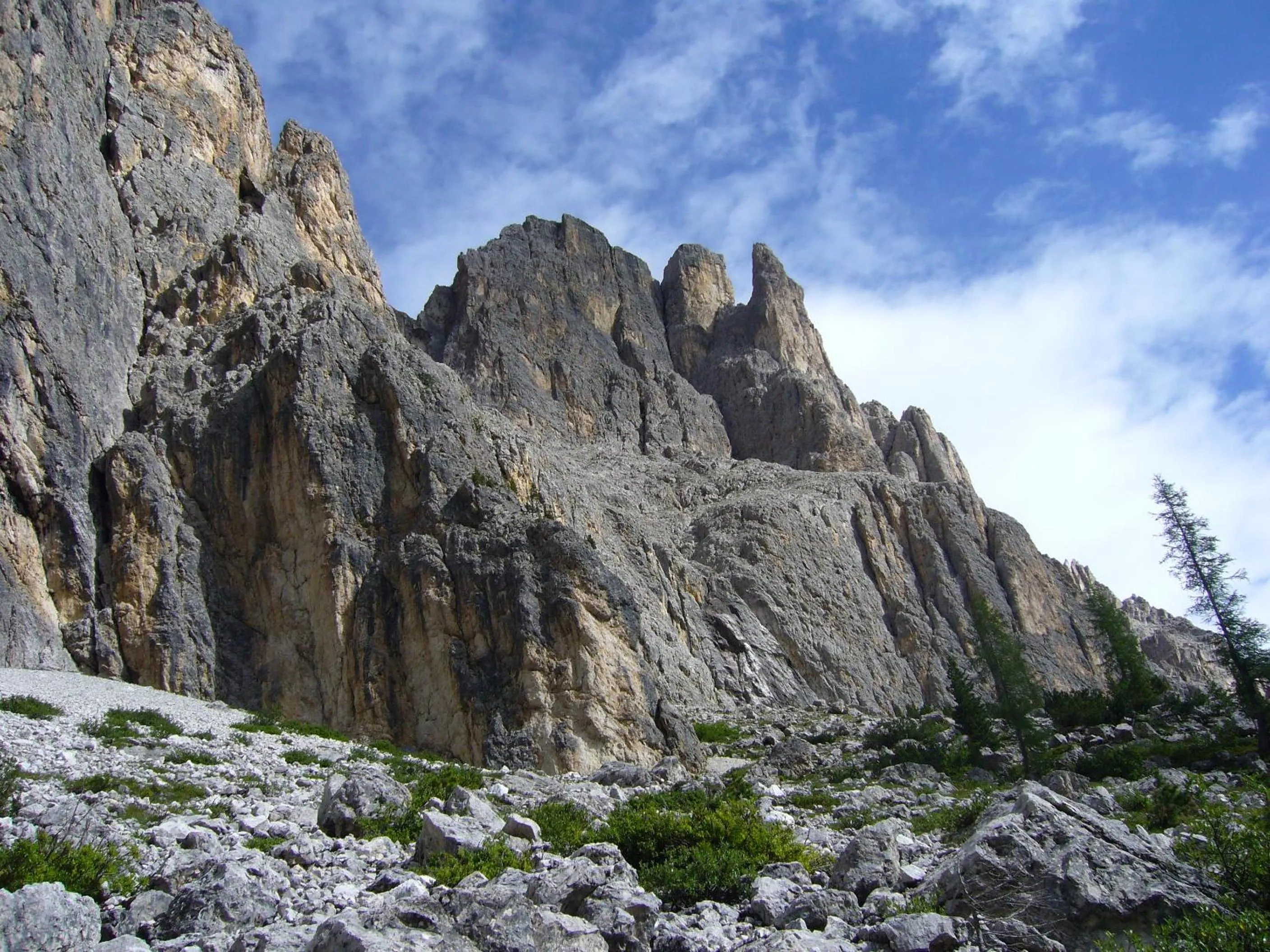 Natural landscape in Rifugio Monti Pallidi