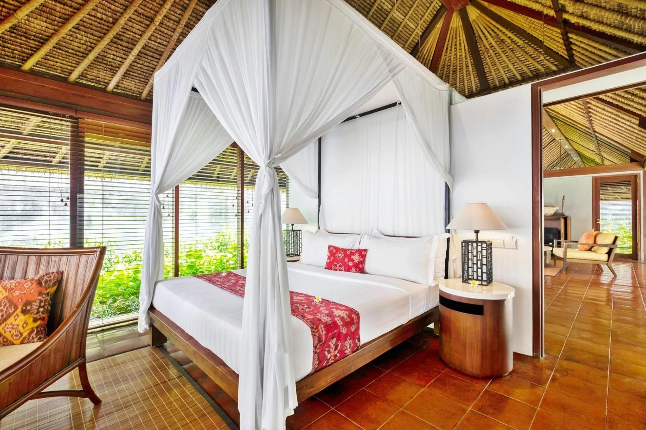 Bed in Mayaloka Villas Seminyak
