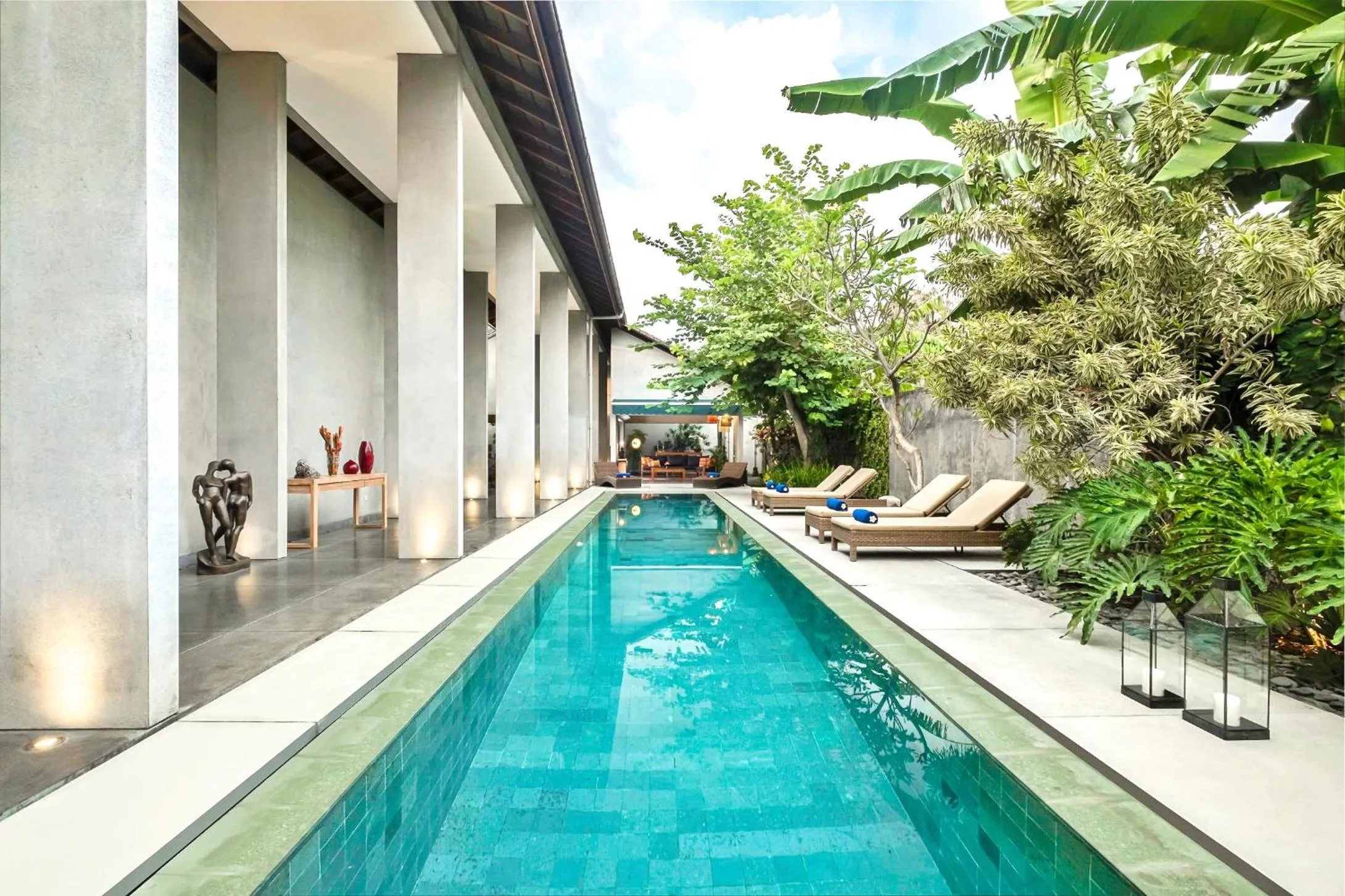 Pool view in Mayaloka Villas Seminyak
