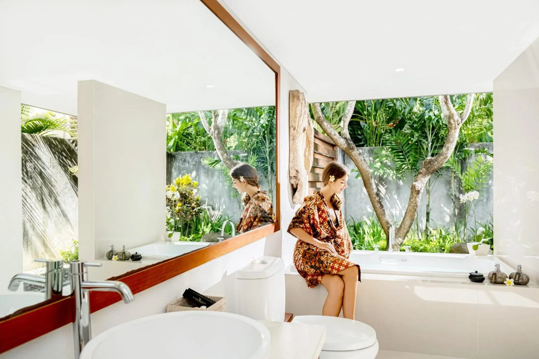 Bathroom in Mayaloka Villas Seminyak