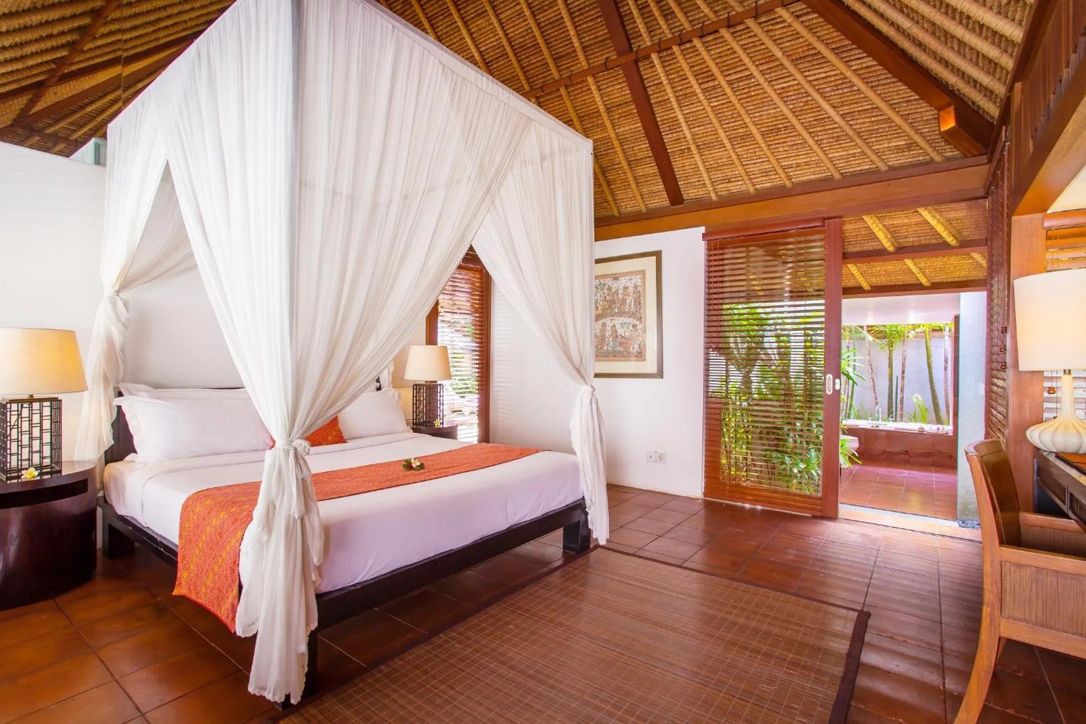 Bed in Mayaloka Villas Seminyak