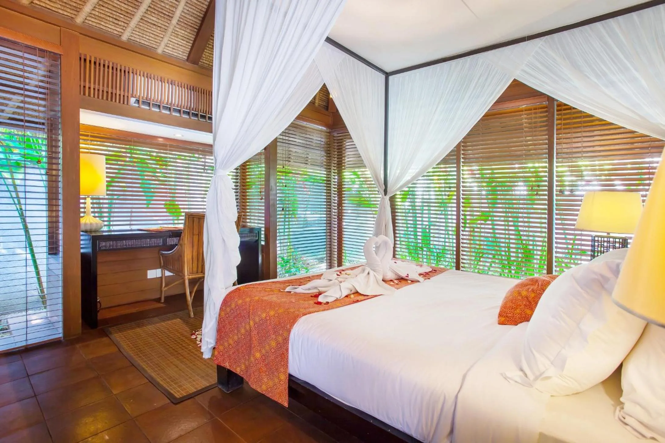 Bed in Mayaloka Villas Seminyak
