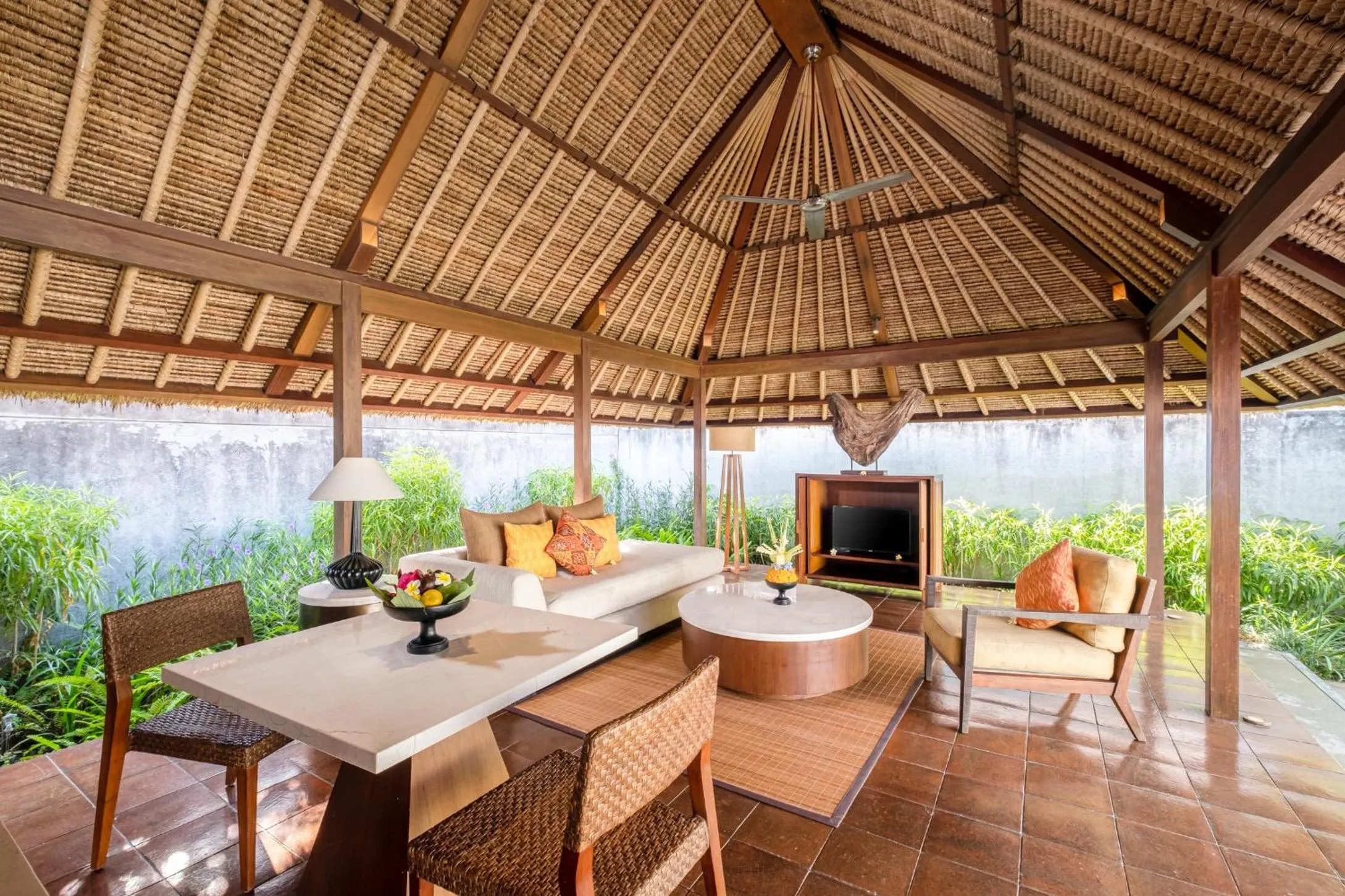 Living room in Mayaloka Villas Seminyak
