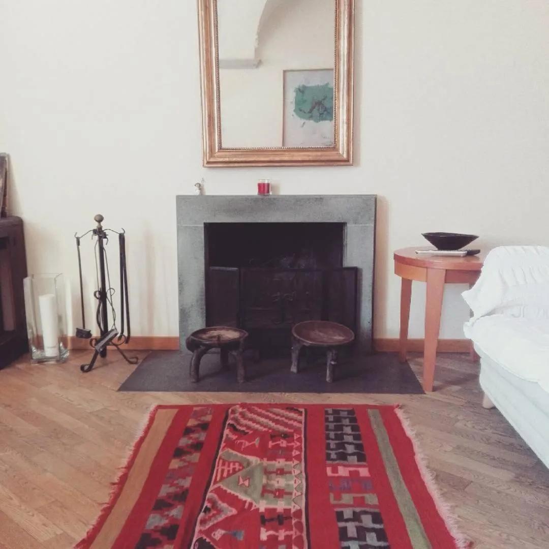 Communal lounge/ TV room in B&B Da Zia Ore