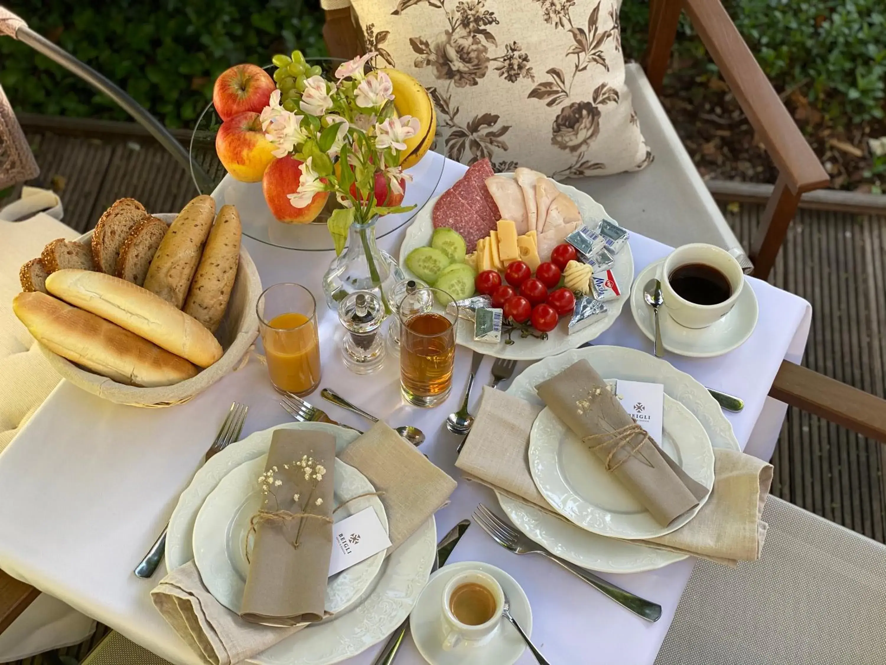 Breakfast in BEIGLI Hotel & Garden Breakfast in BEIGLI Hotel & Garden