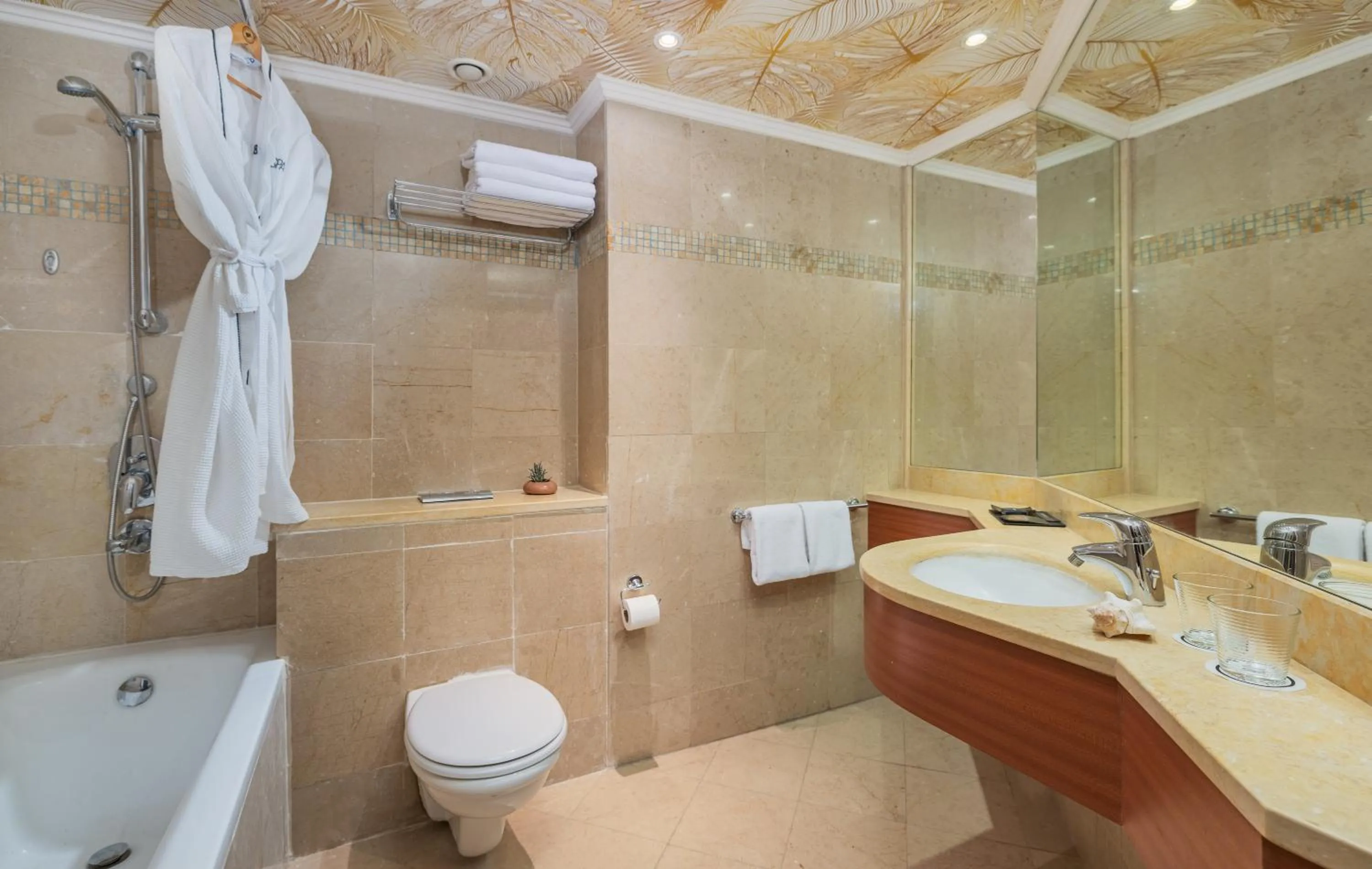 Bathroom in Brown Red Sea