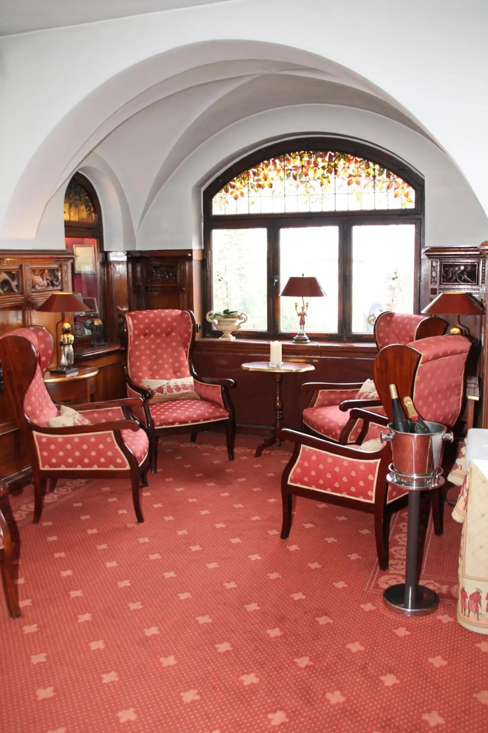 Lobby or reception, Seating Area in Romantik im Hotel Villa Röhl