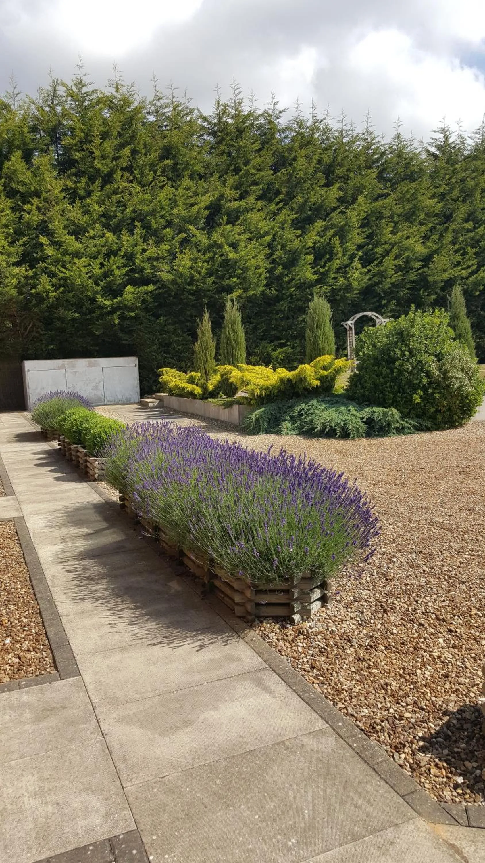 Garden in Spanhoe Lodge