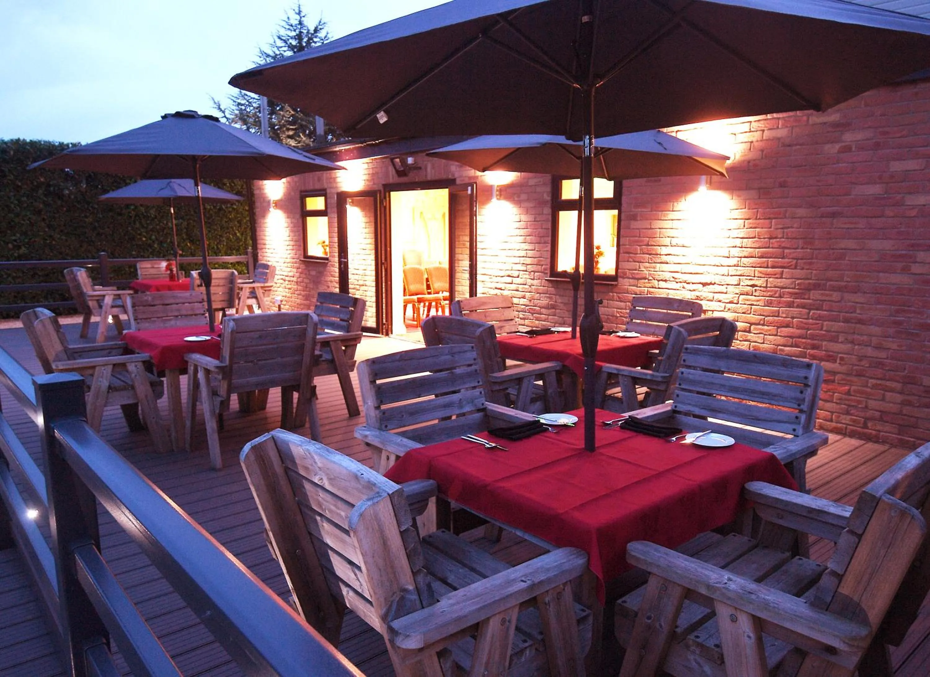 Patio in Spanhoe Lodge
