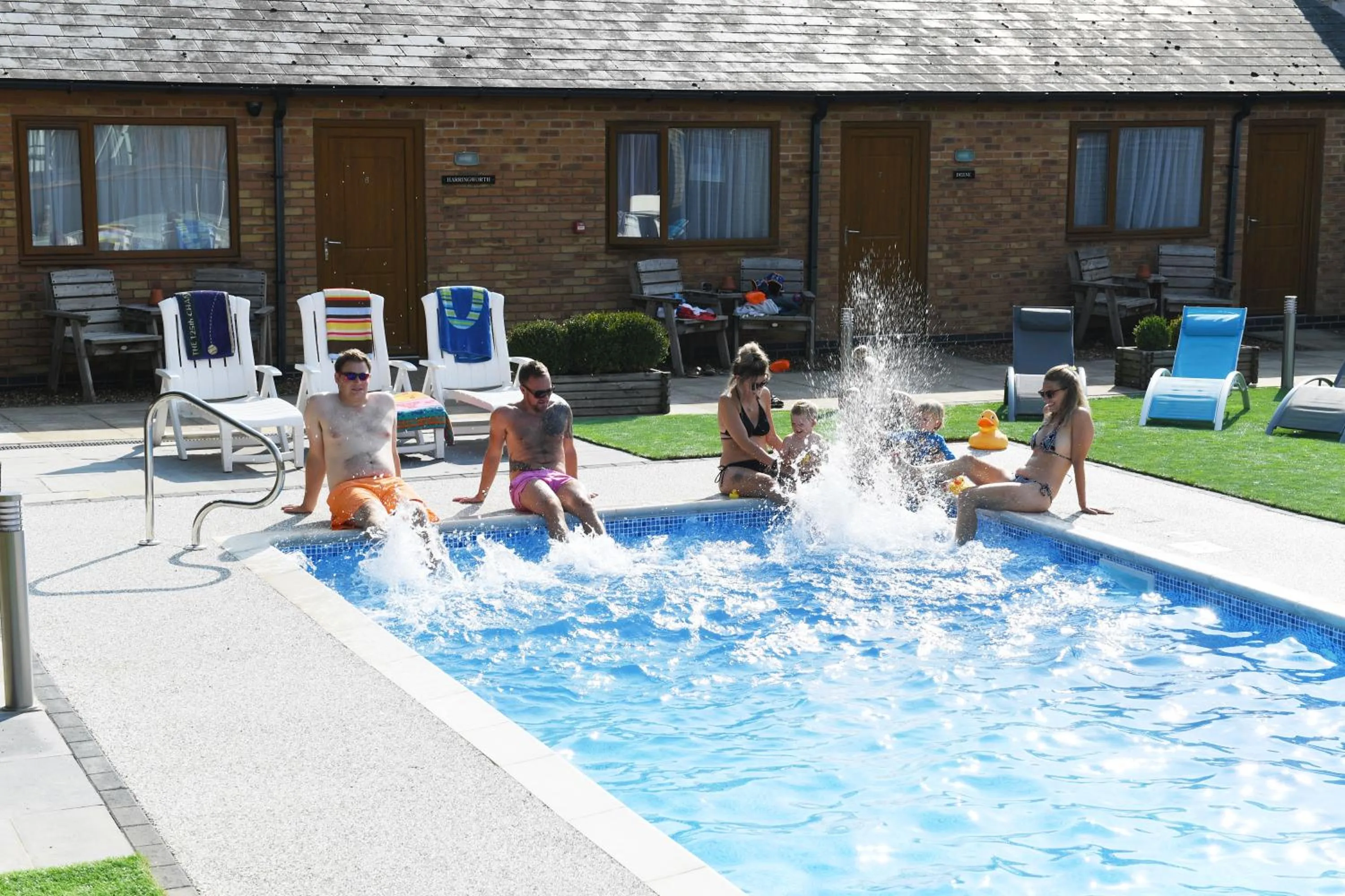 Garden in Spanhoe Lodge