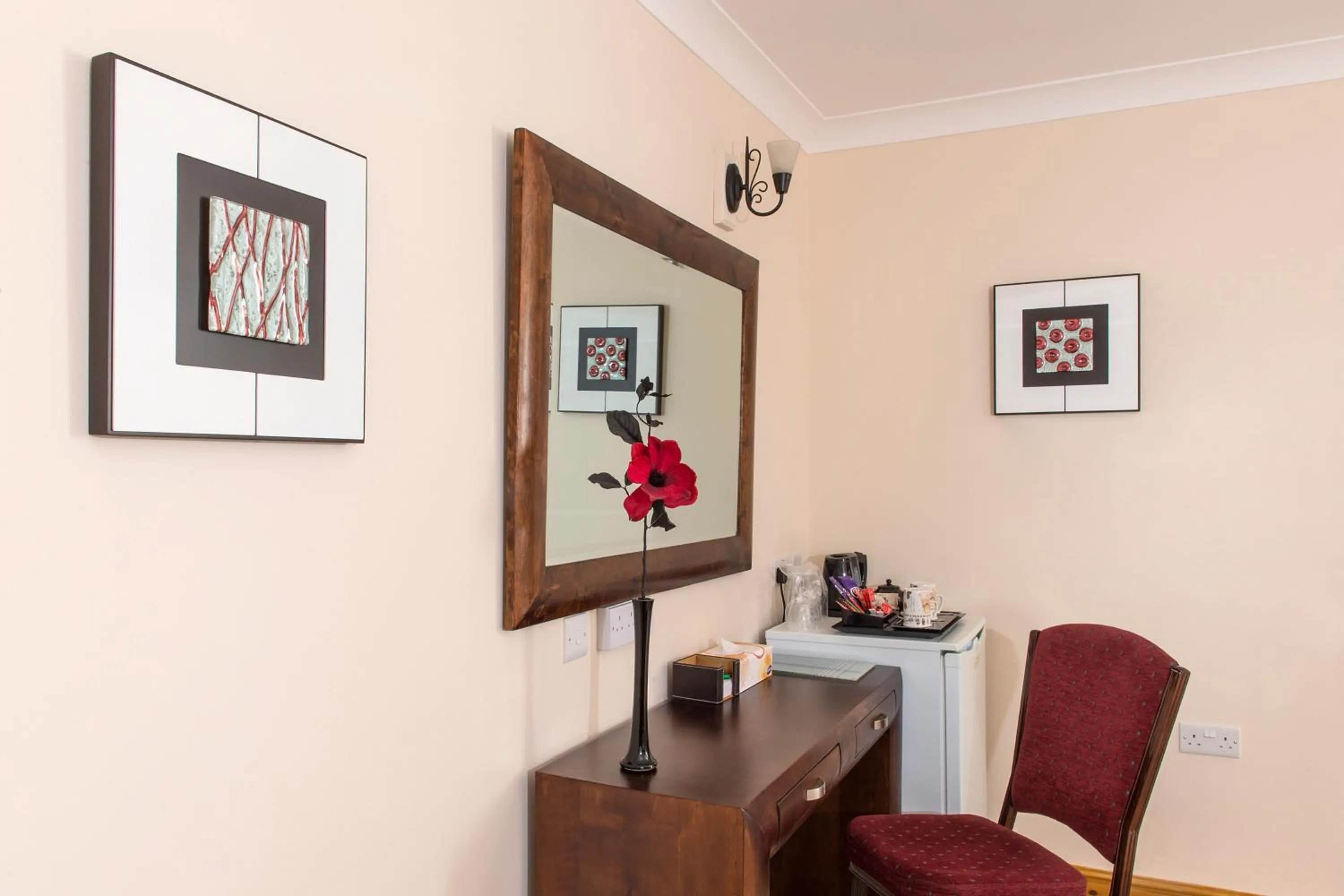 Decorative detail in Spanhoe Lodge