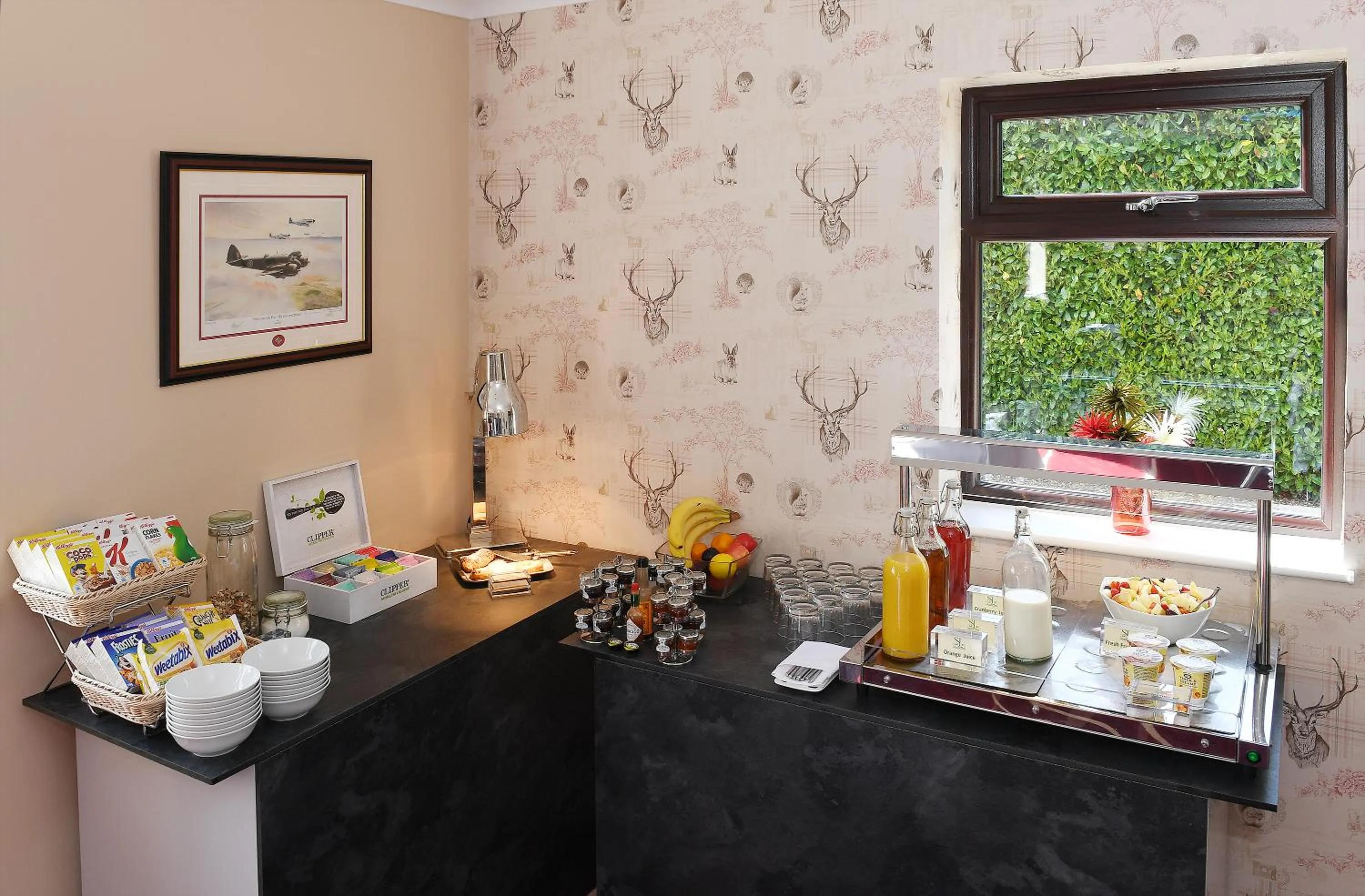 Restaurant/places to eat in Spanhoe Lodge