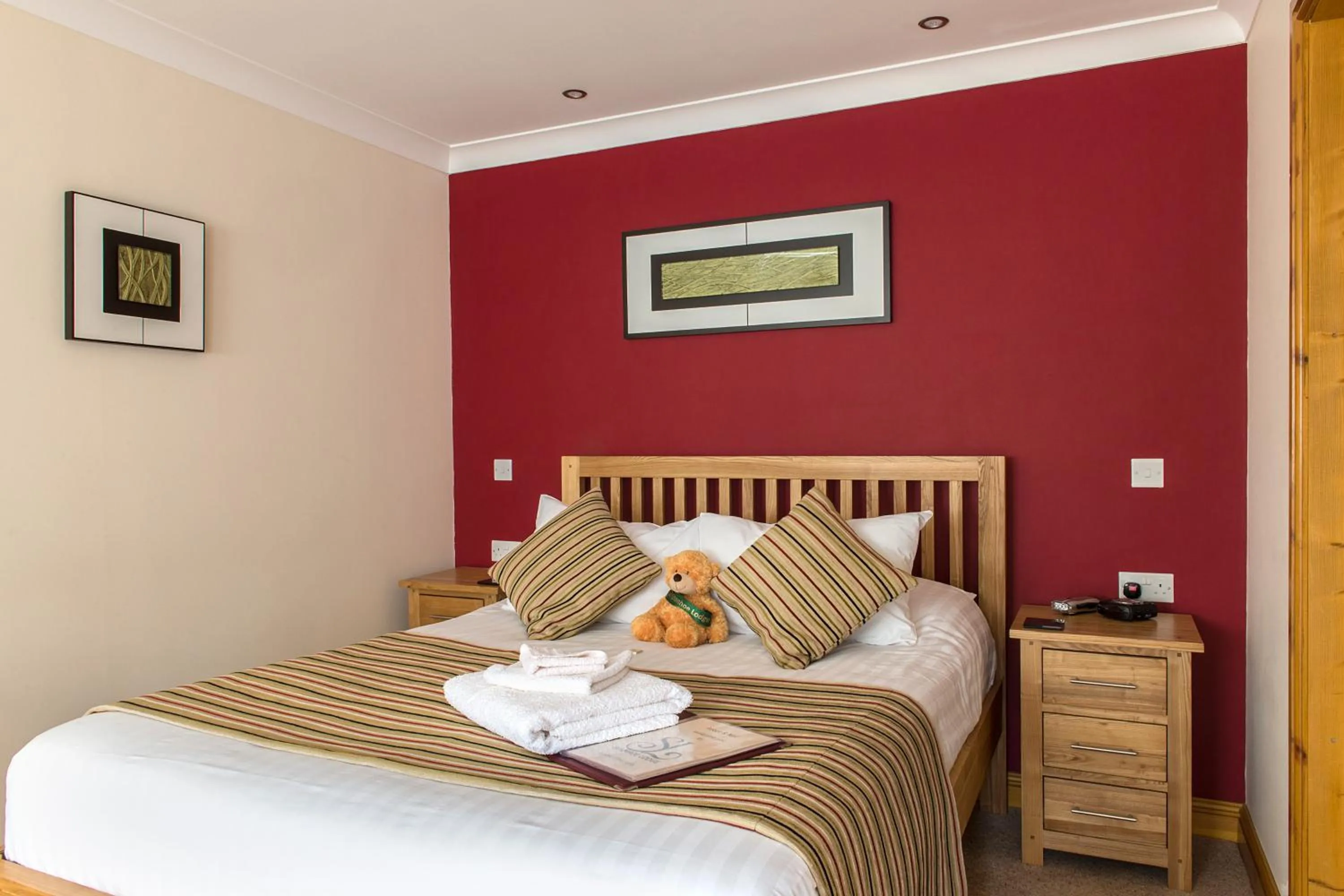 Bed in Spanhoe Lodge