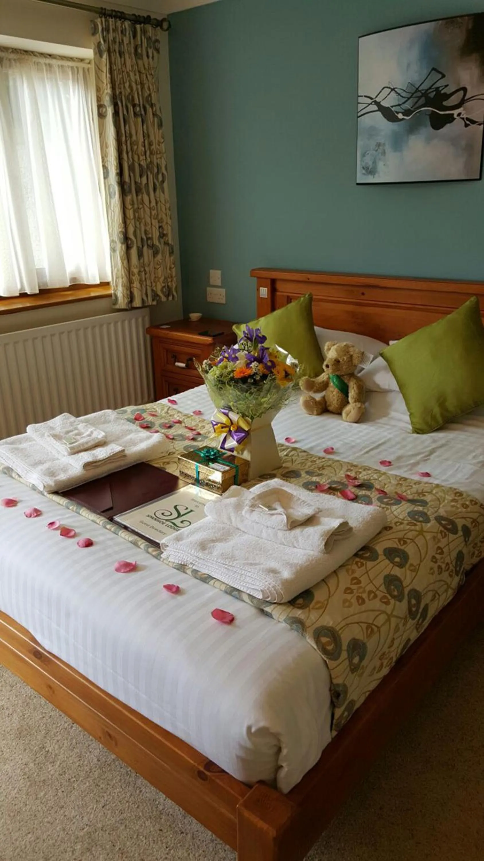 Decorative detail, Bed in Spanhoe Lodge