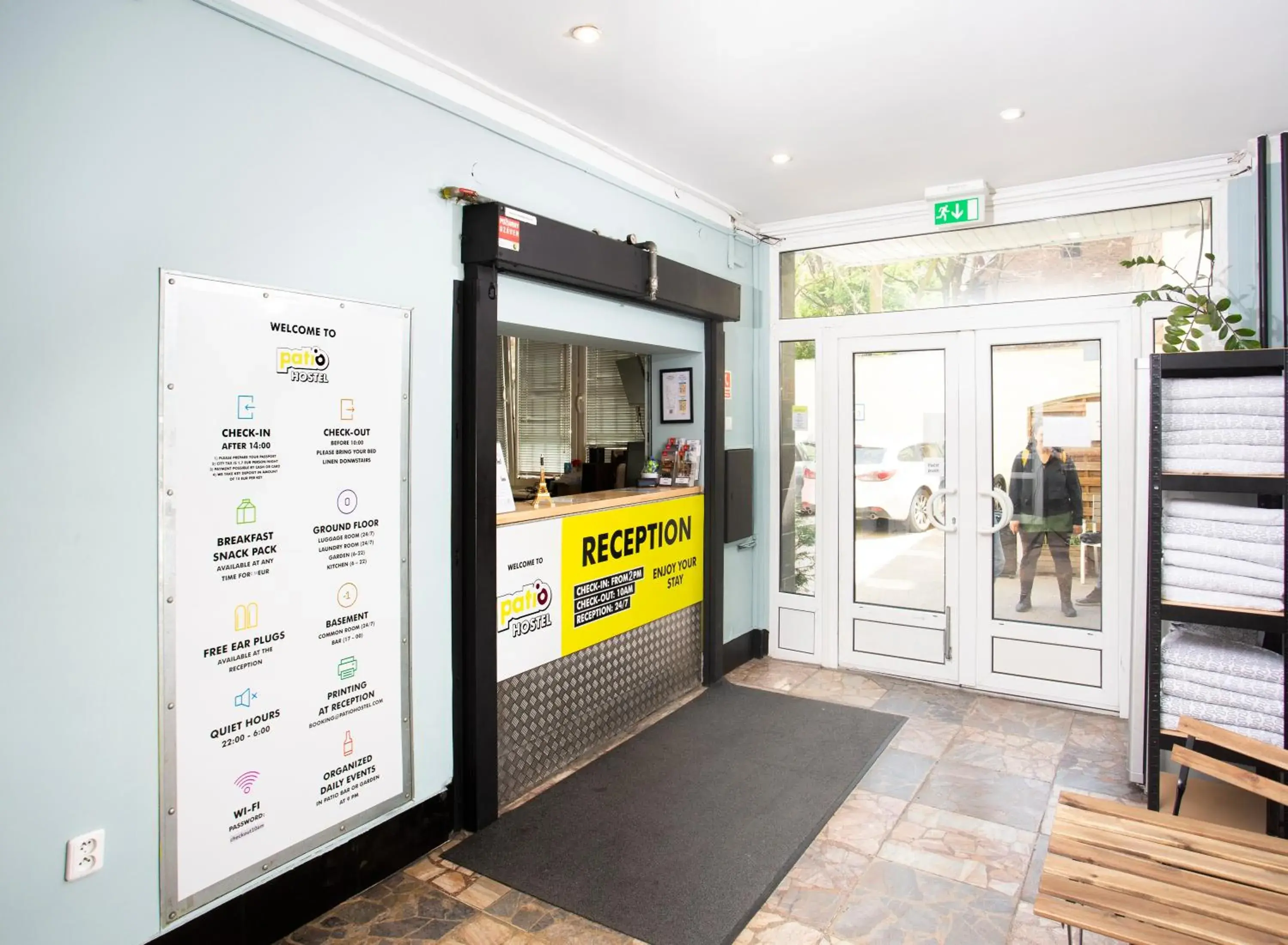 Lobby or reception in Patio Hostel Lobby or reception in Patio Hostel