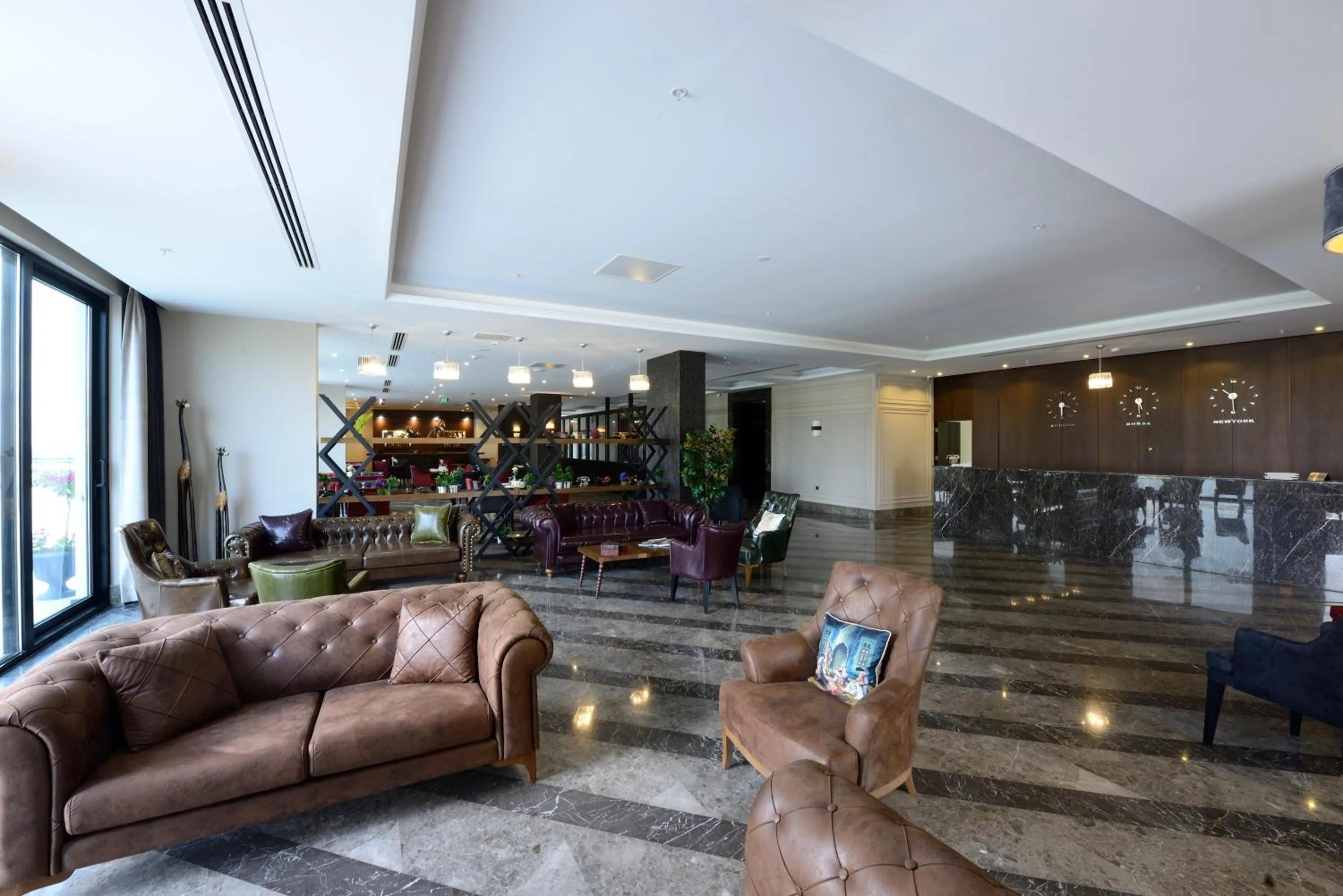 Lobby or reception in Heybeli Hotel