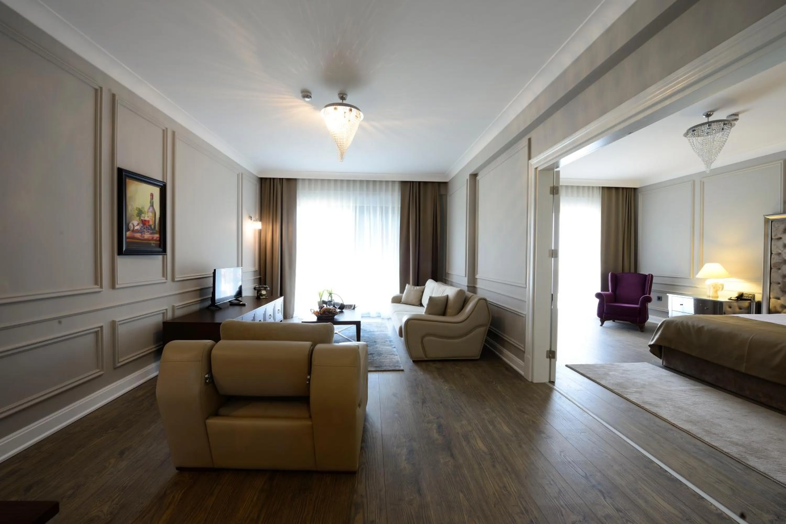 Living room in Heybeli Hotel