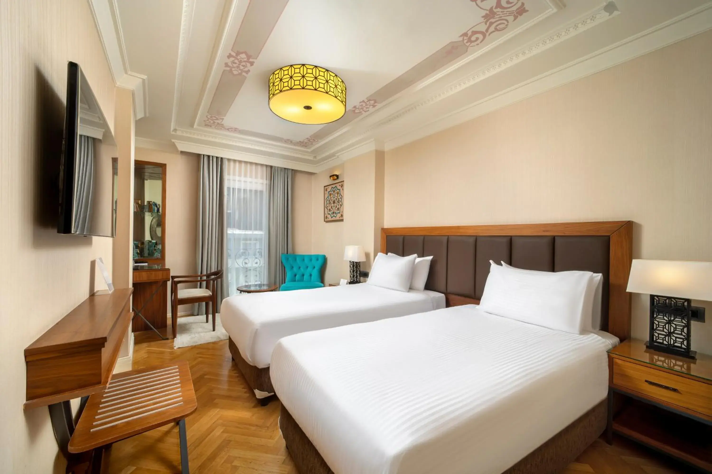 Bed in Golden Age Hotel Taksim Bed in Golden Age Hotel Taksim