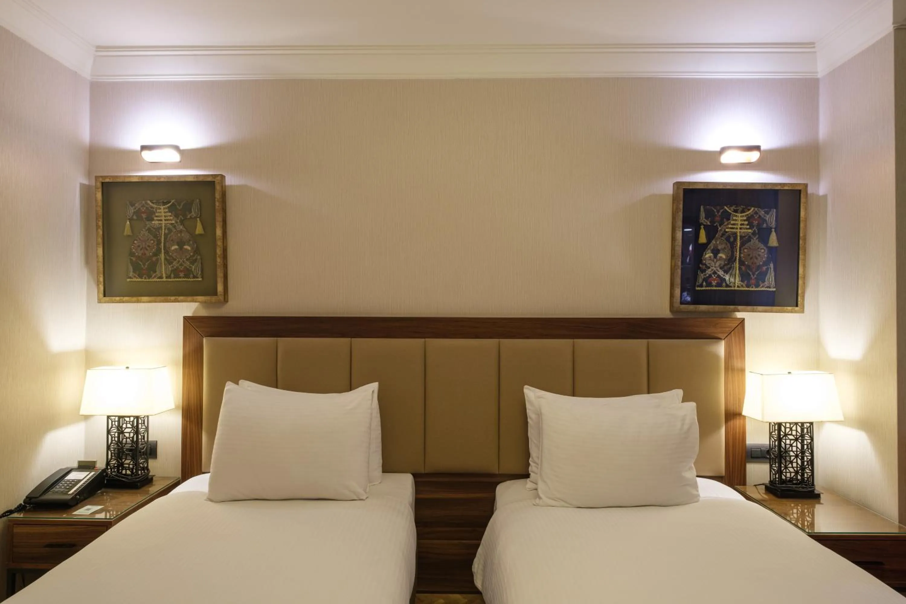 Bed in Golden Age Hotel Taksim