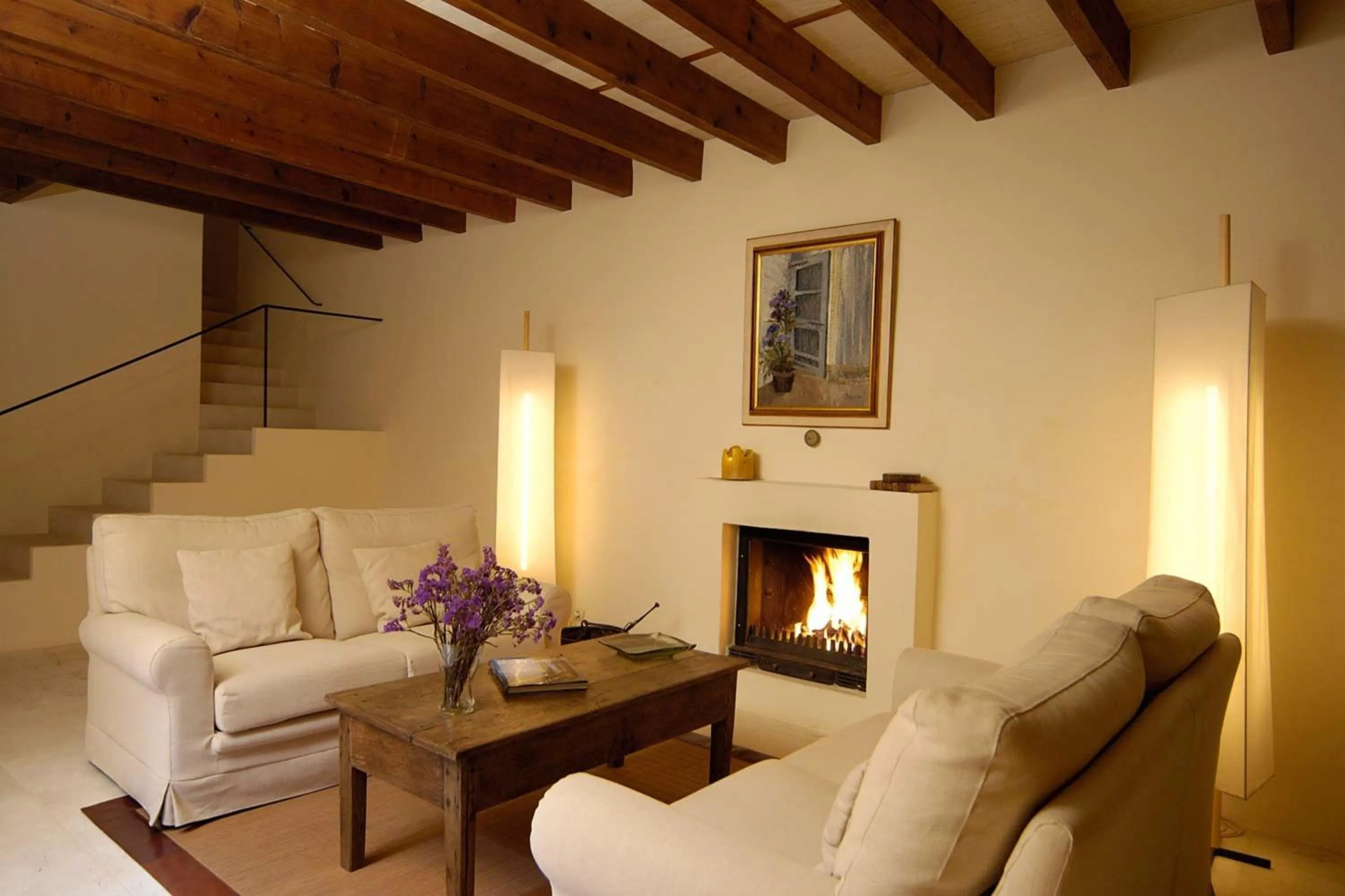 Seating area in Belle Son Mas Luxury Finca Hotel