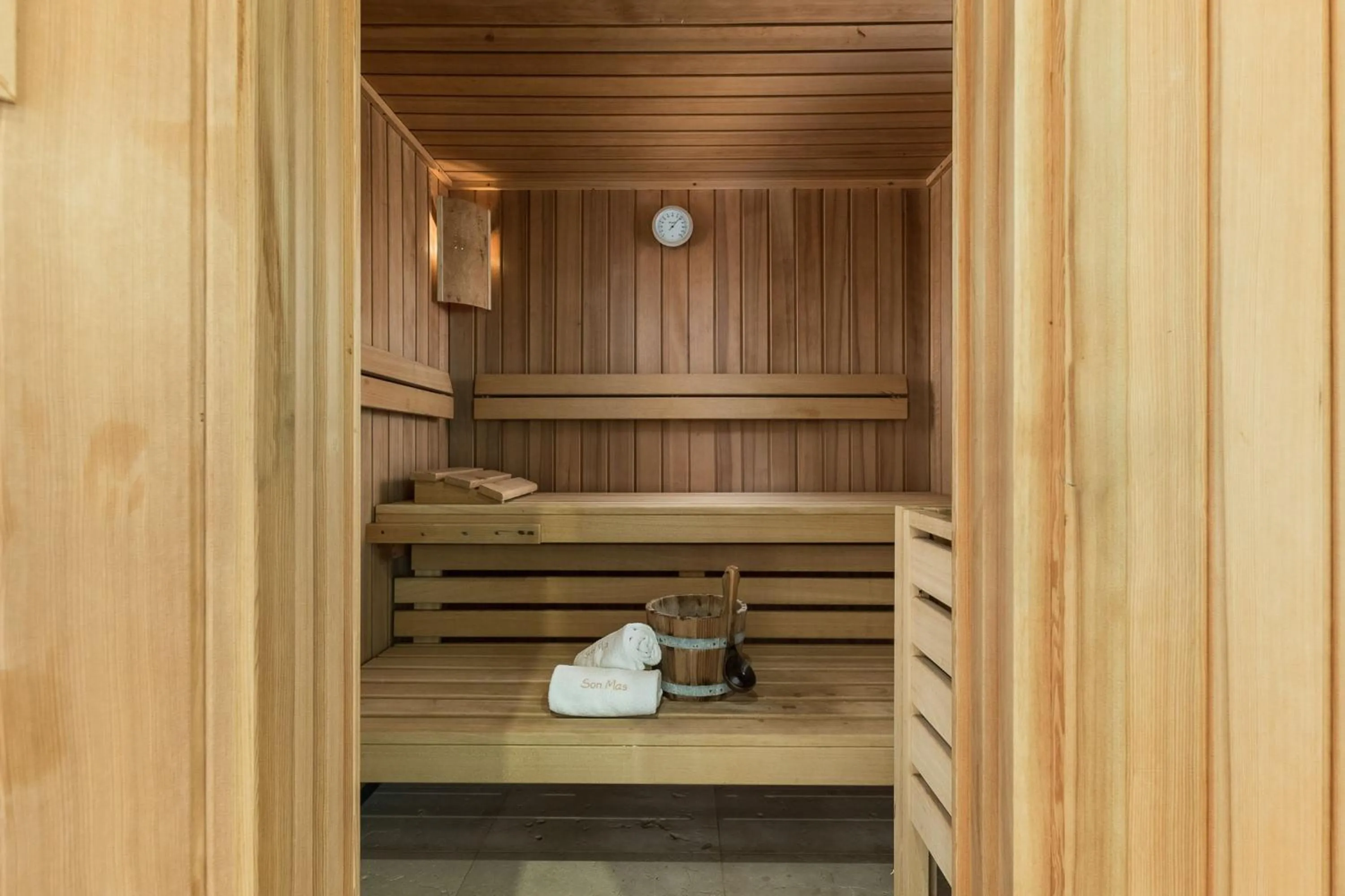 Sauna in Belle Son Mas Luxury Finca Hotel
