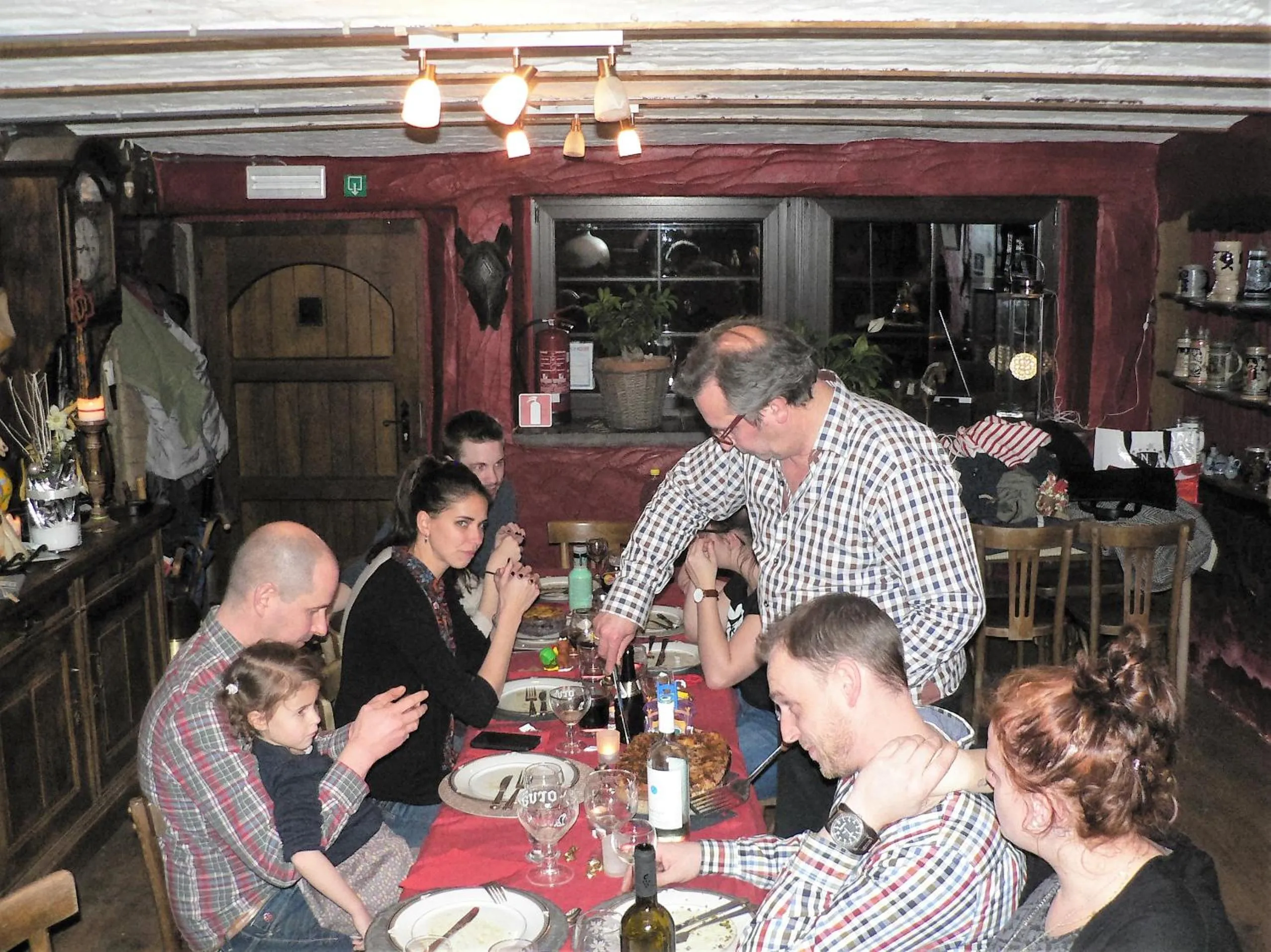 Family in B&B Chambre d'hôtes de la Vecquée