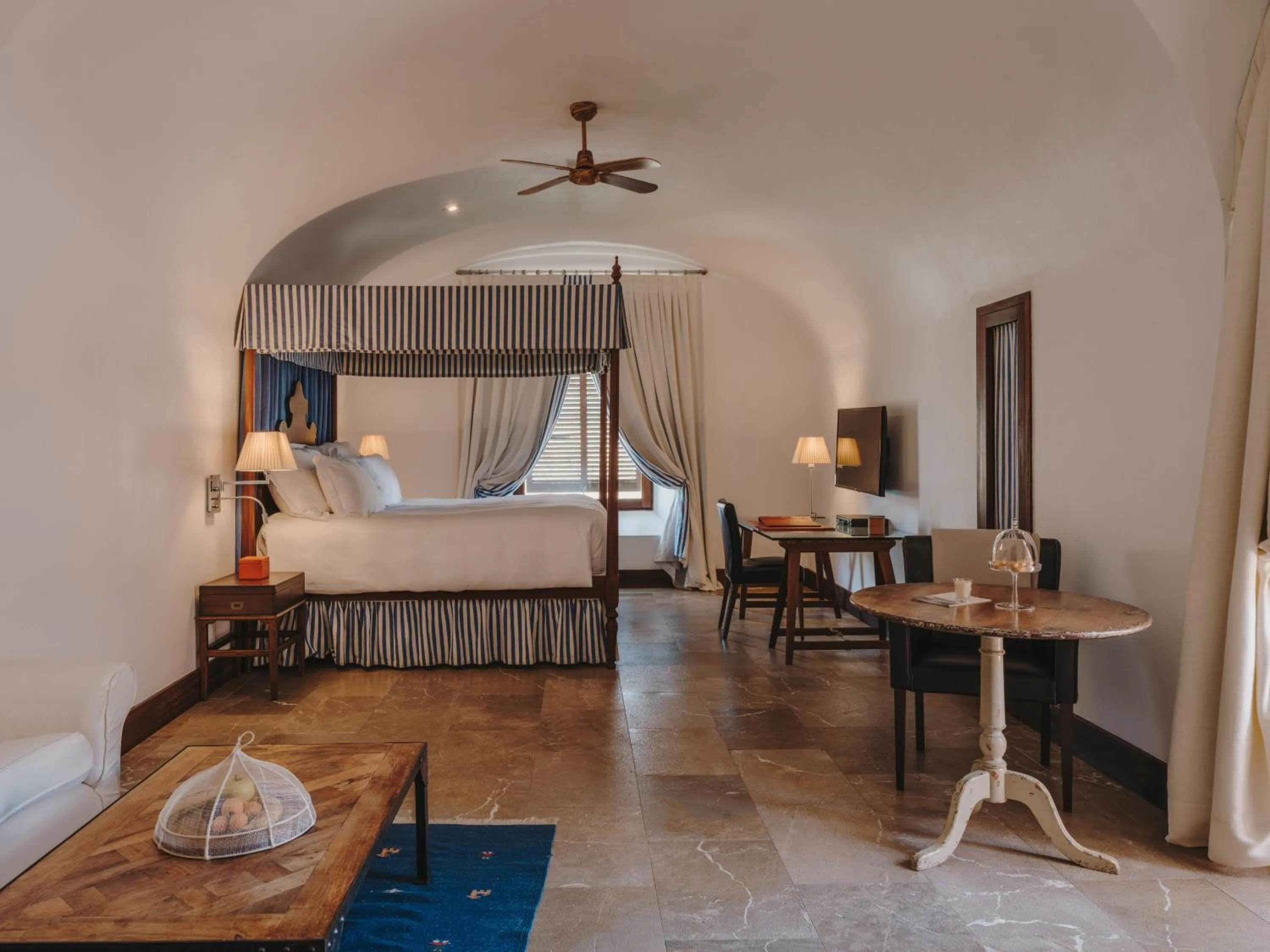 Bed in Cap Rocat, a Small Luxury Hotel of the World