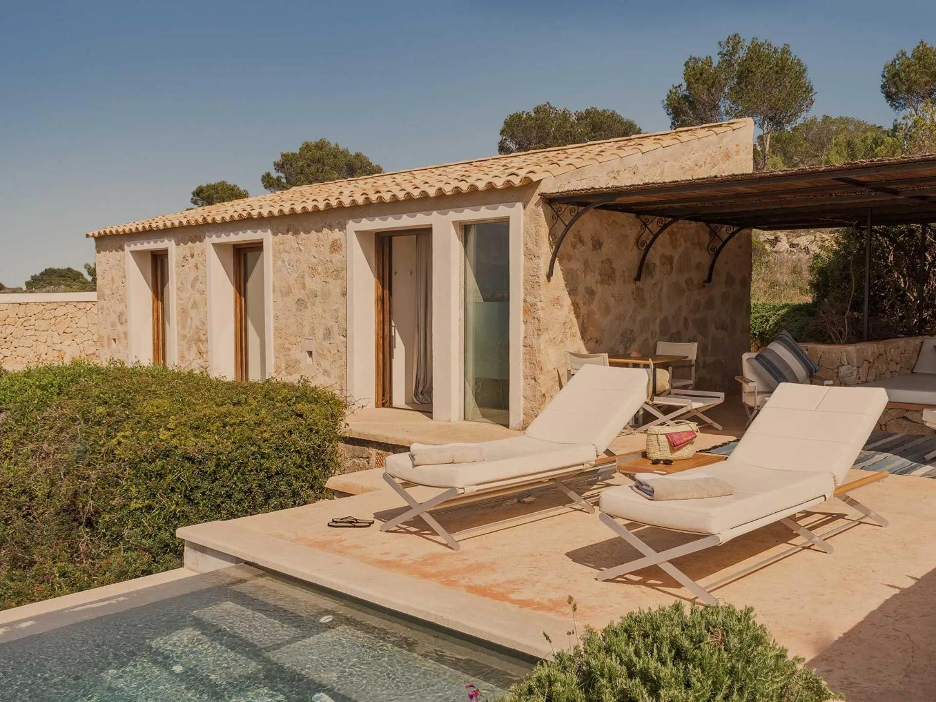 Balcony/Terrace in Cap Rocat, a Small Luxury Hotel of the World