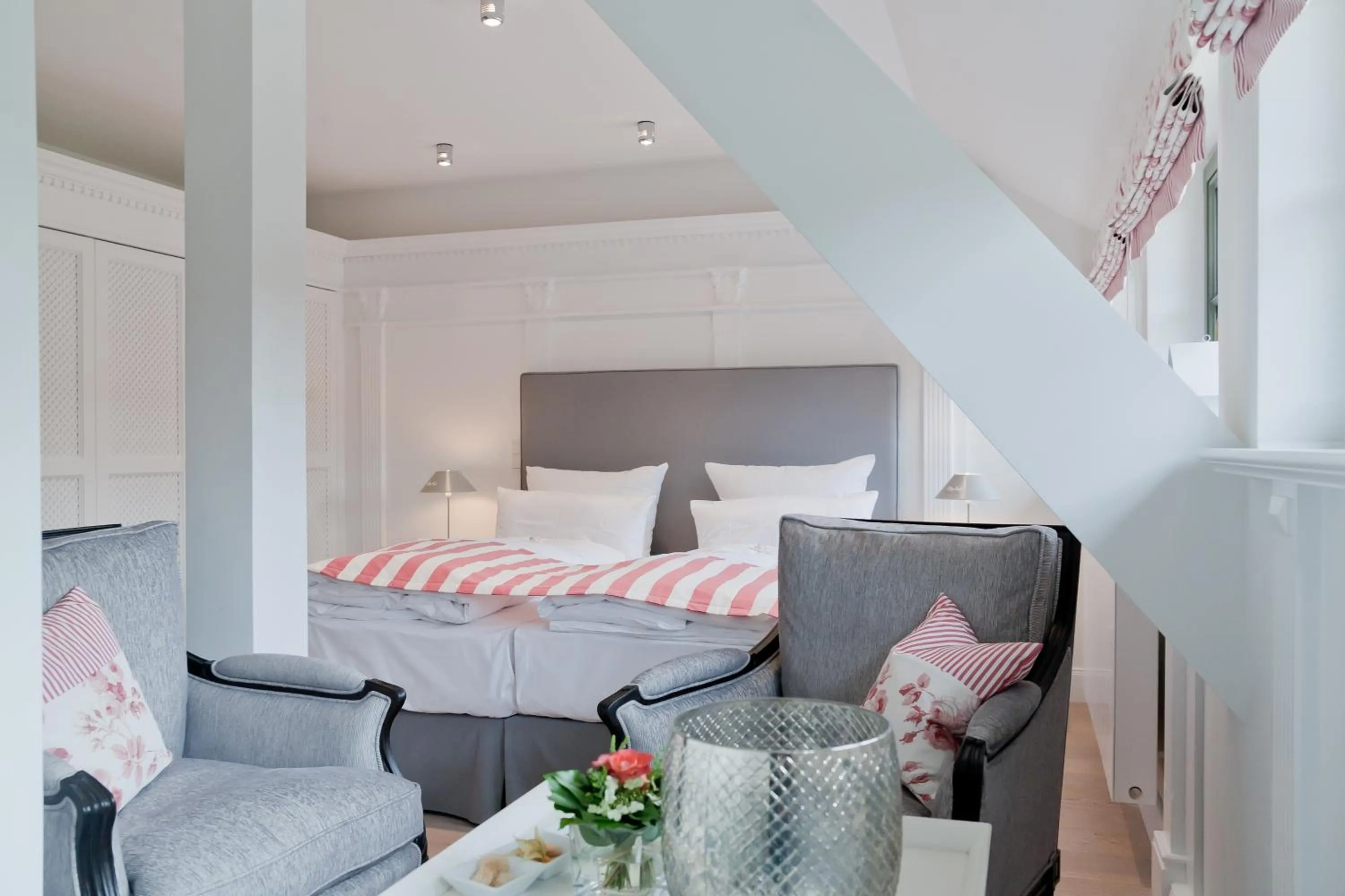 Photo of the whole room, Bed in Landhaus Töpferhof bei Travemünde