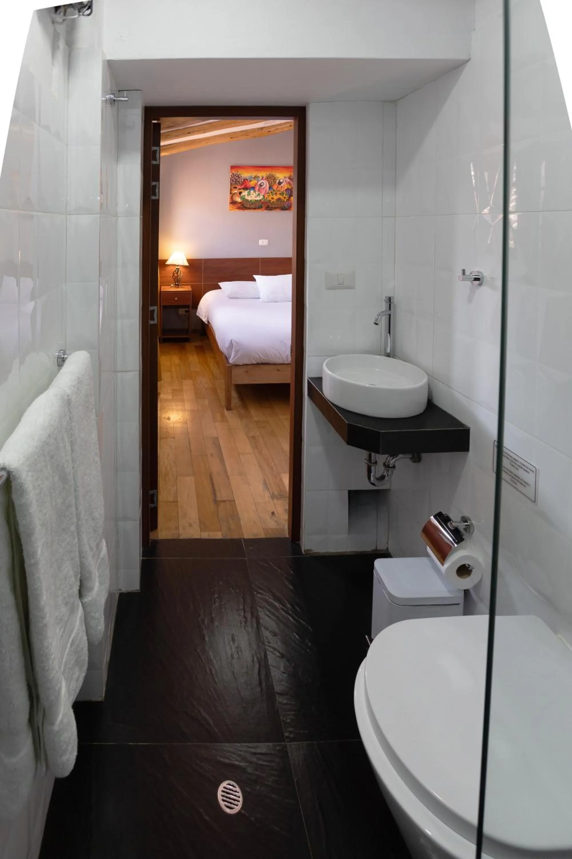 Bathroom, Bed in Amerindia