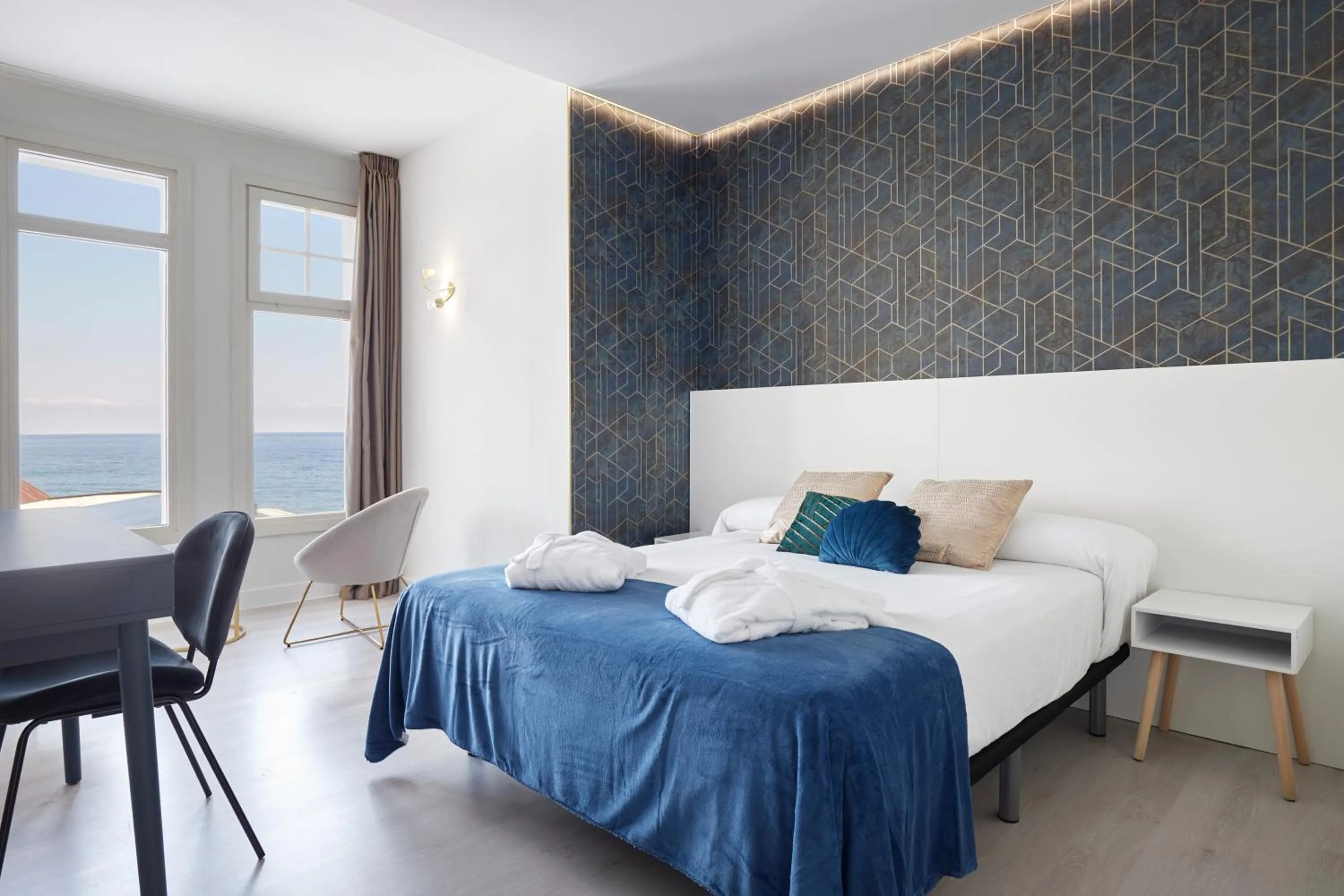 Bed in Hotel & Talasoterapia Zelai