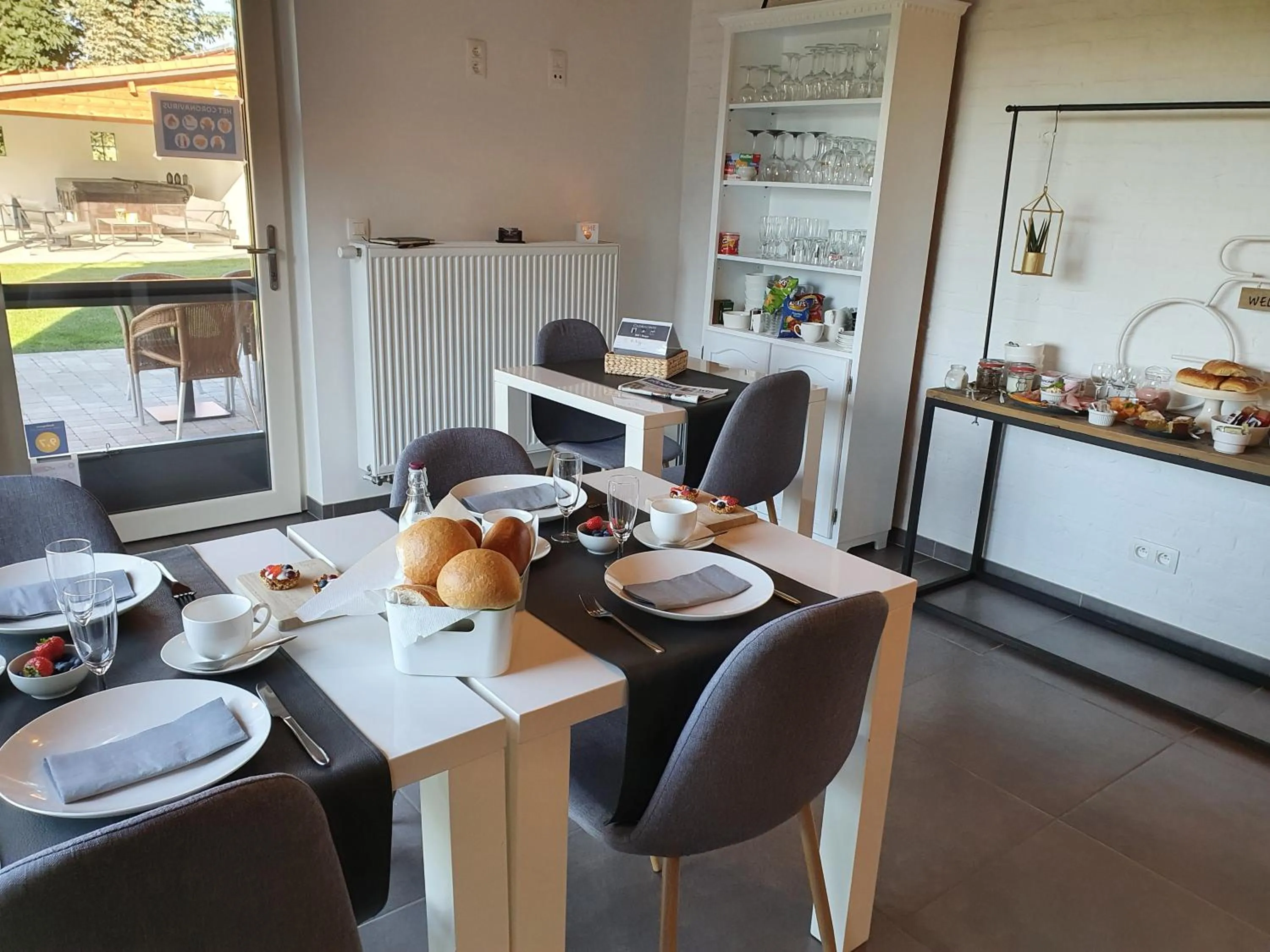 Restaurant/places to eat in B&B 't Hoogste