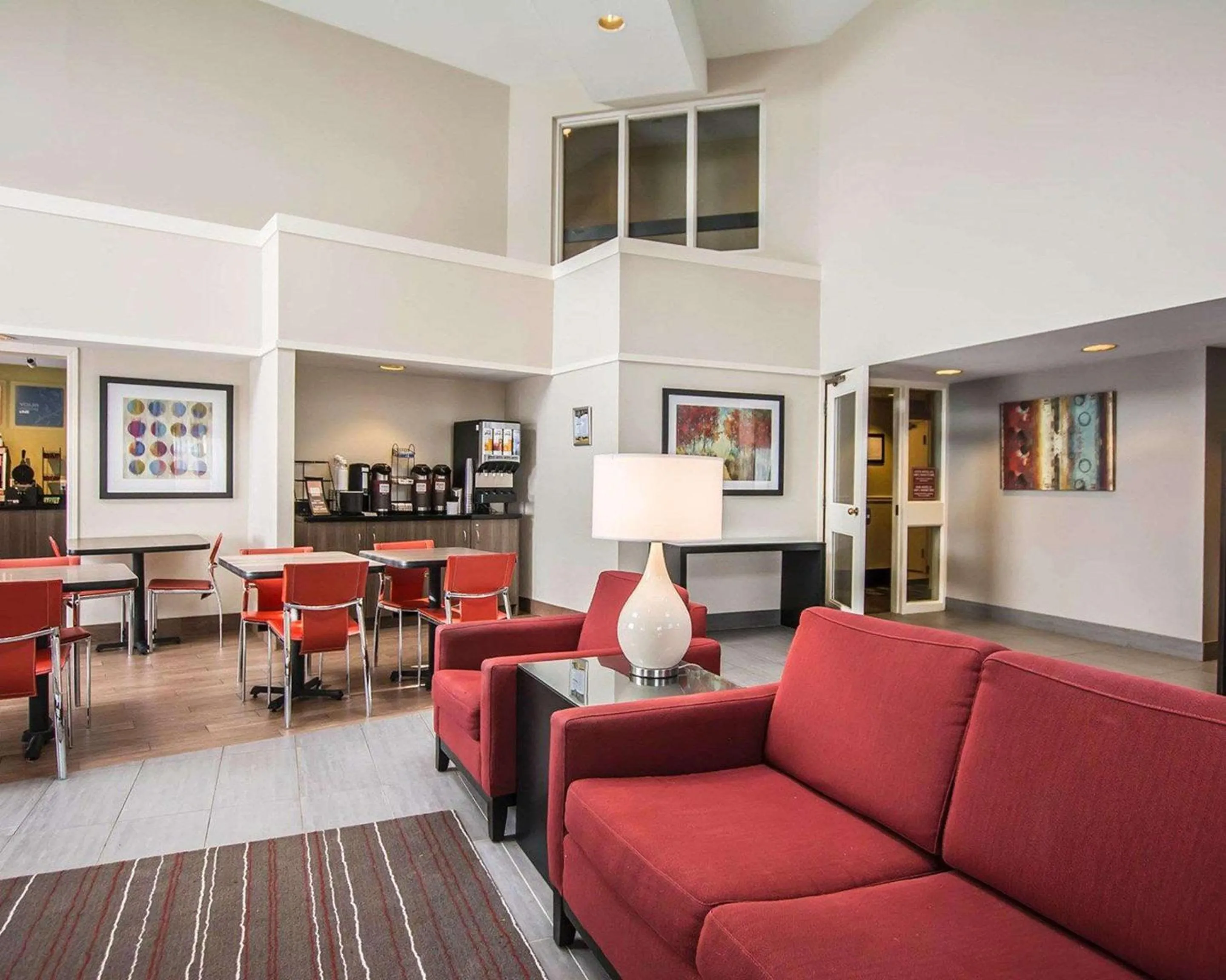 Lobby or reception in Comfort Inn