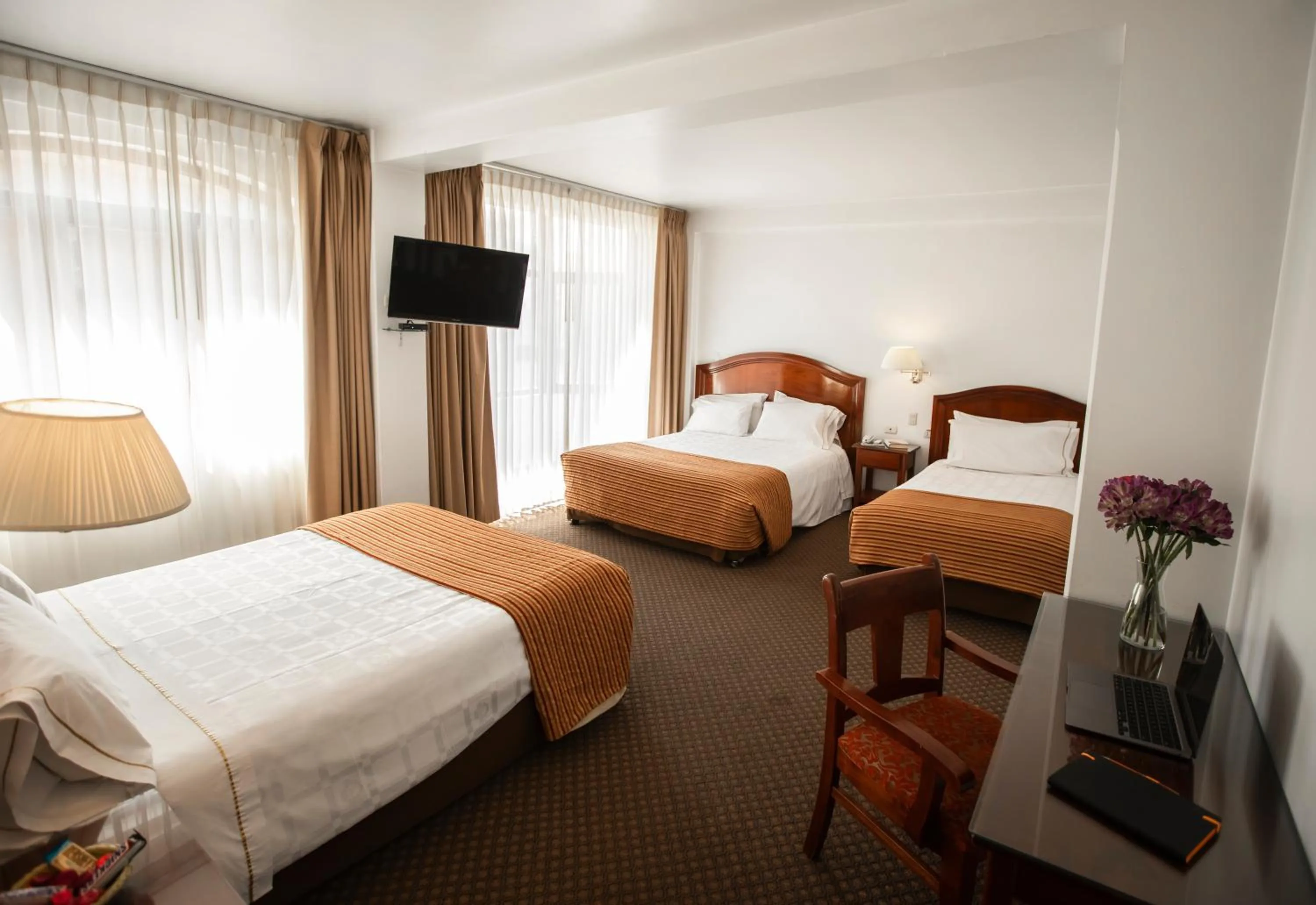 Photo of the whole room, Bed in Hotel Hacienda Puno Centro Histórico
