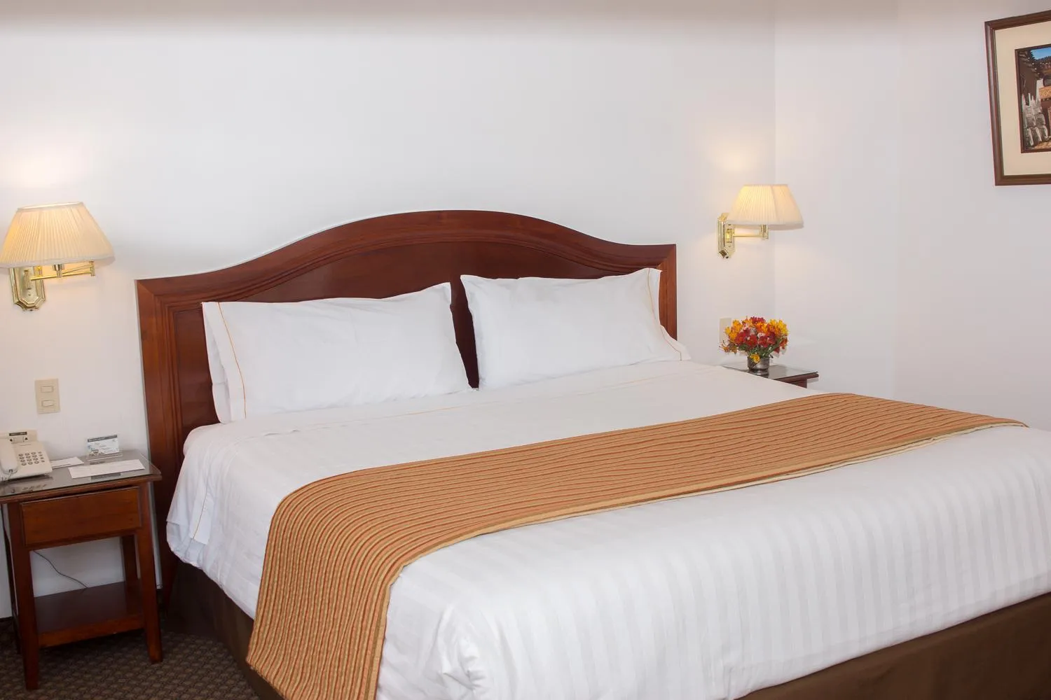 Bed in Hotel Hacienda Puno Centro Histórico