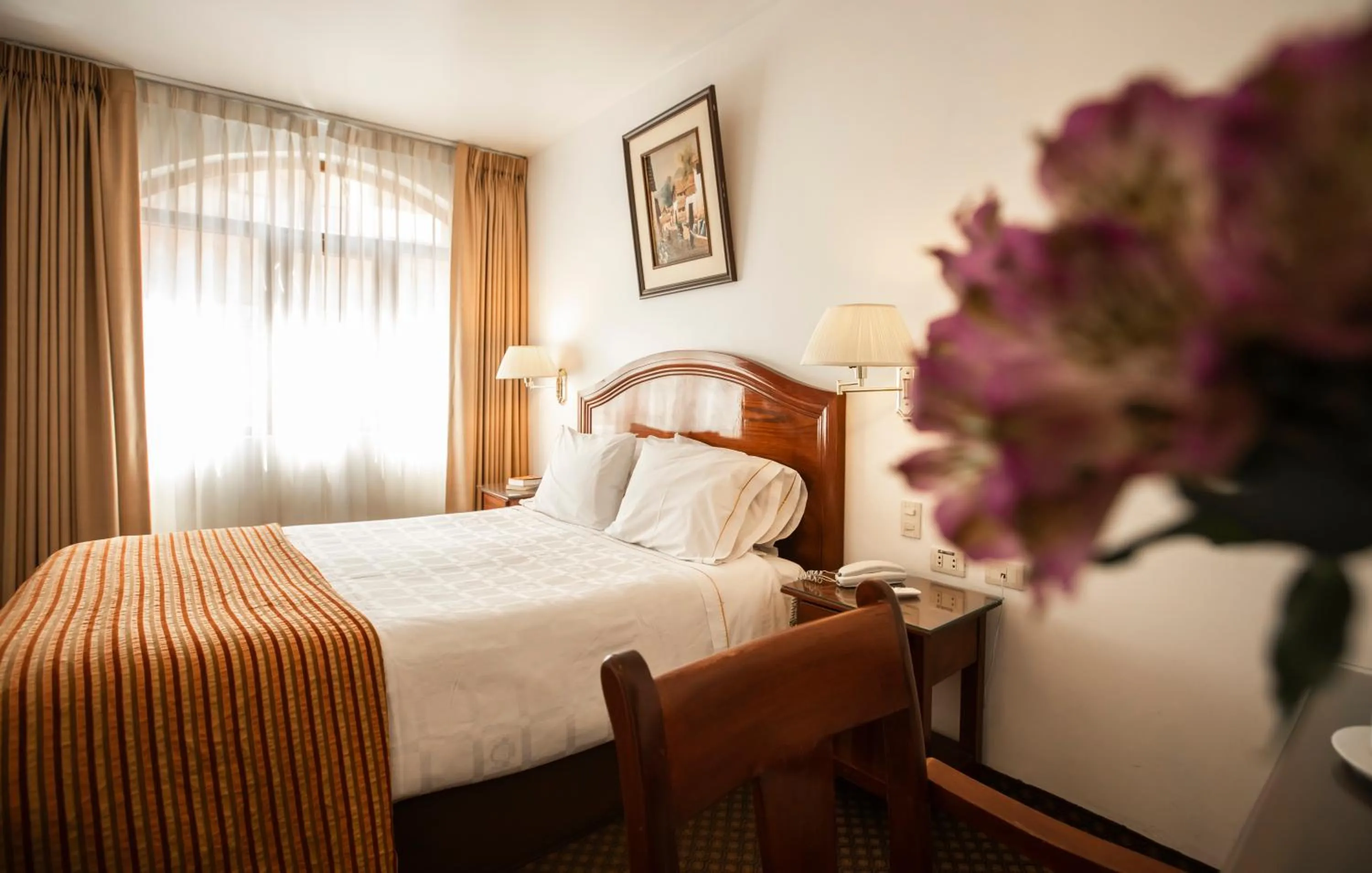 Bedroom, Bed in Hotel Hacienda Puno Centro Histórico