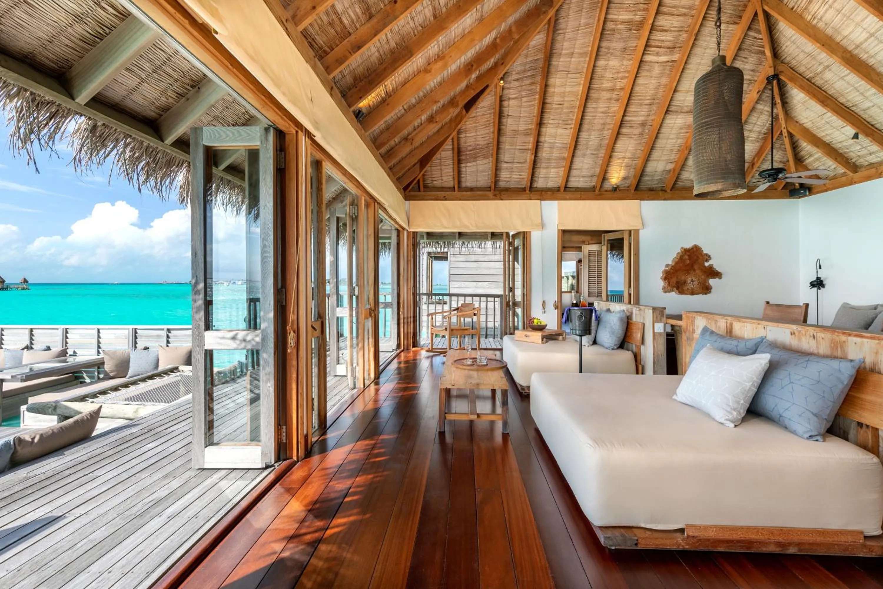 Living room in Gili Lankanfushi Maldives