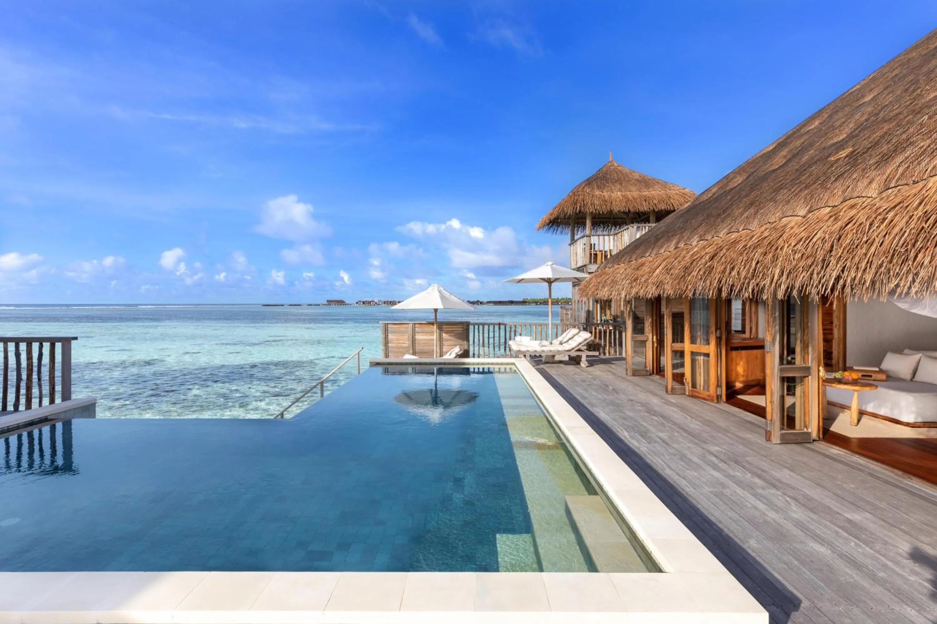 Patio in Gili Lankanfushi Maldives