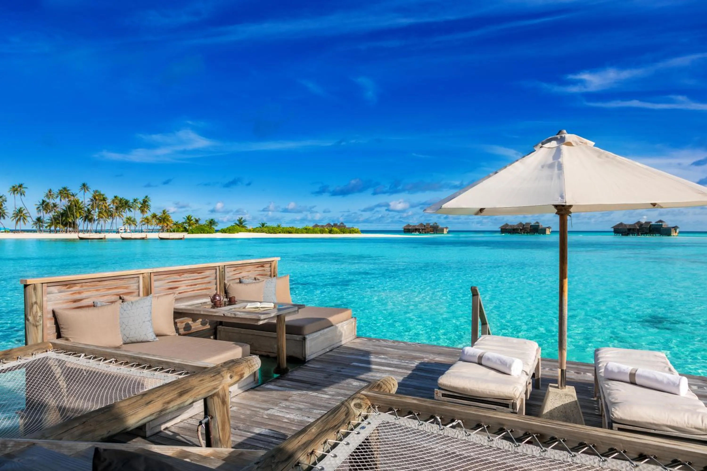 Patio in Gili Lankanfushi Maldives