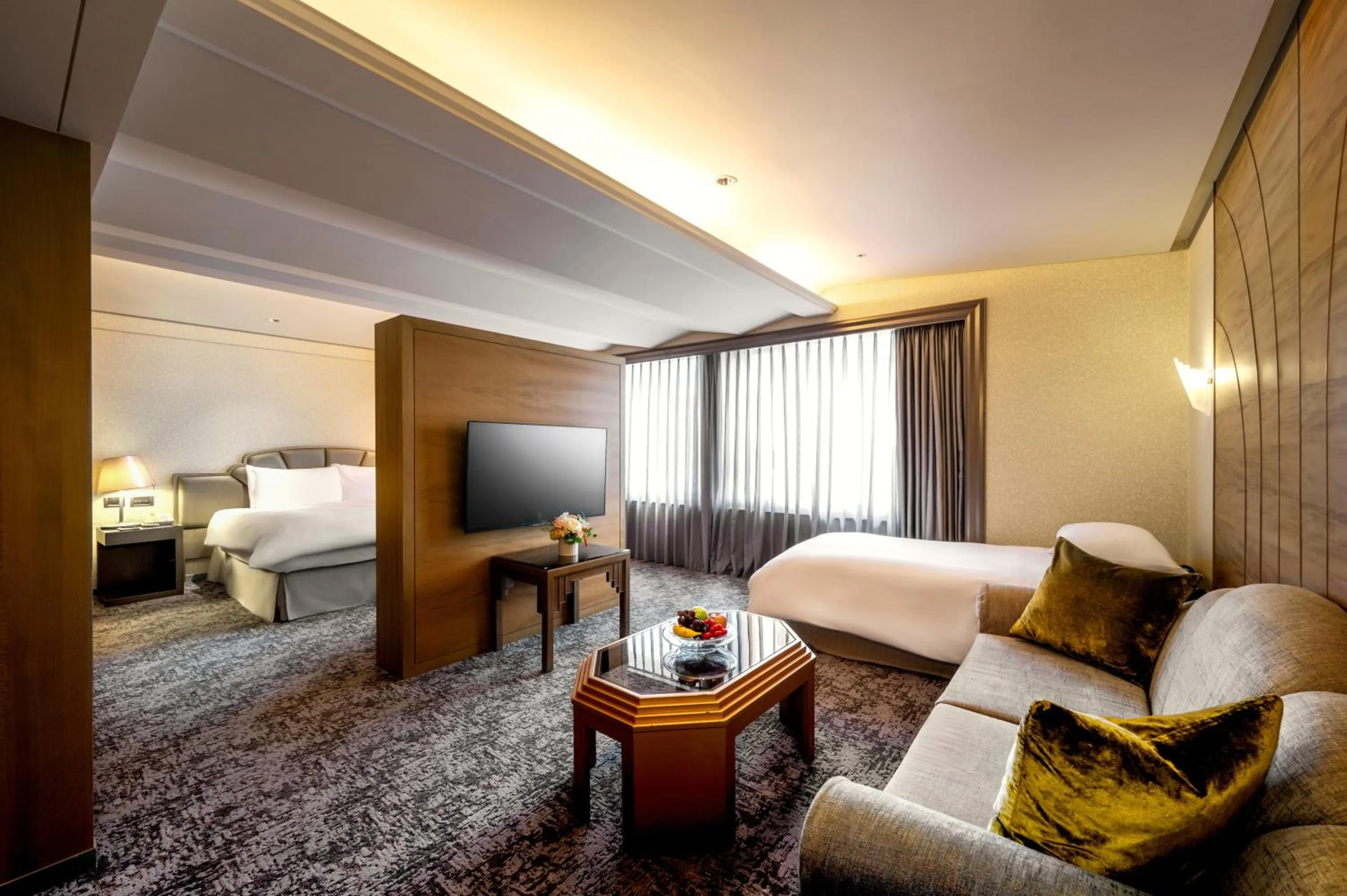 Bed in The Landis Taipei