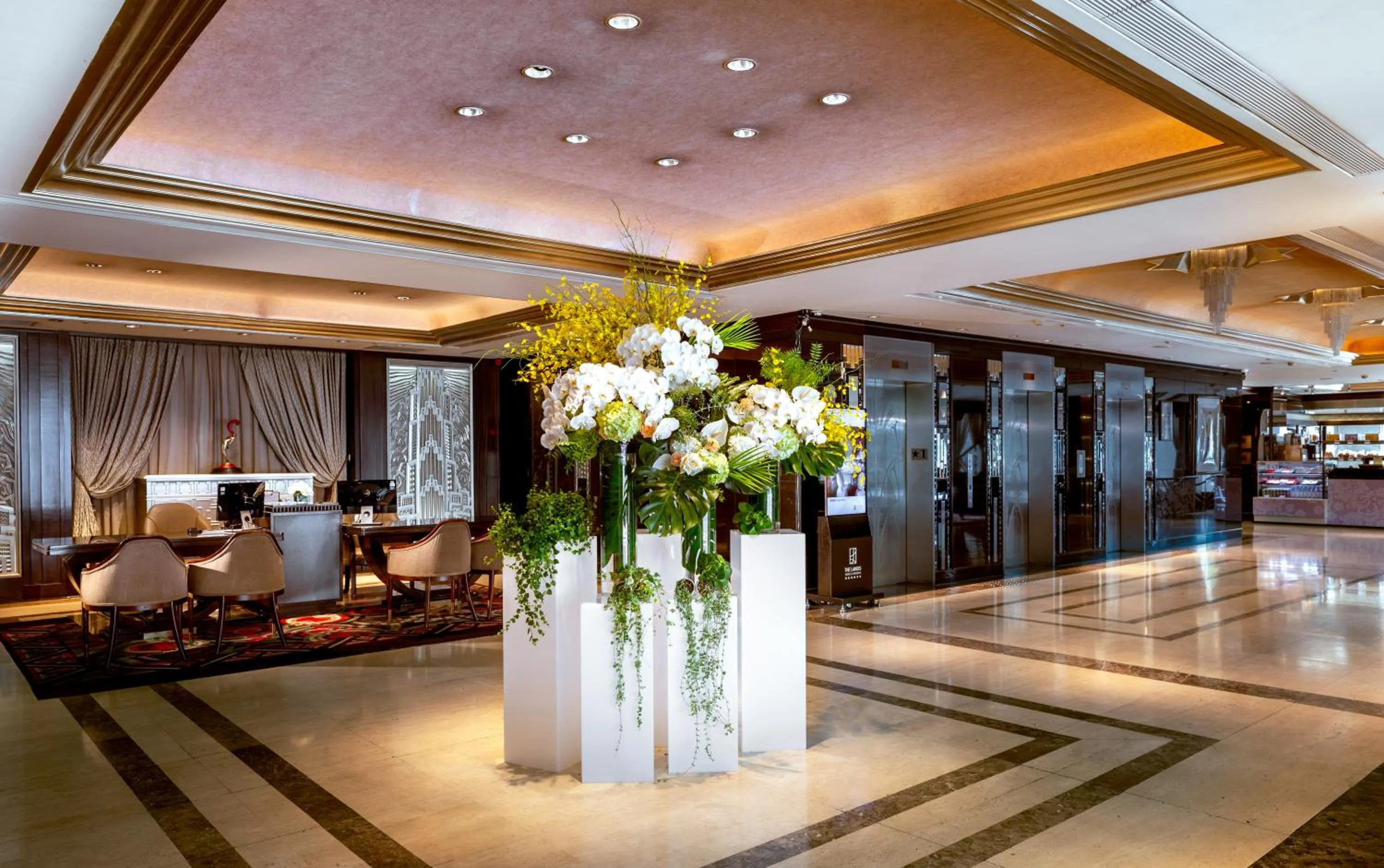 Seating area in The Landis Taipei