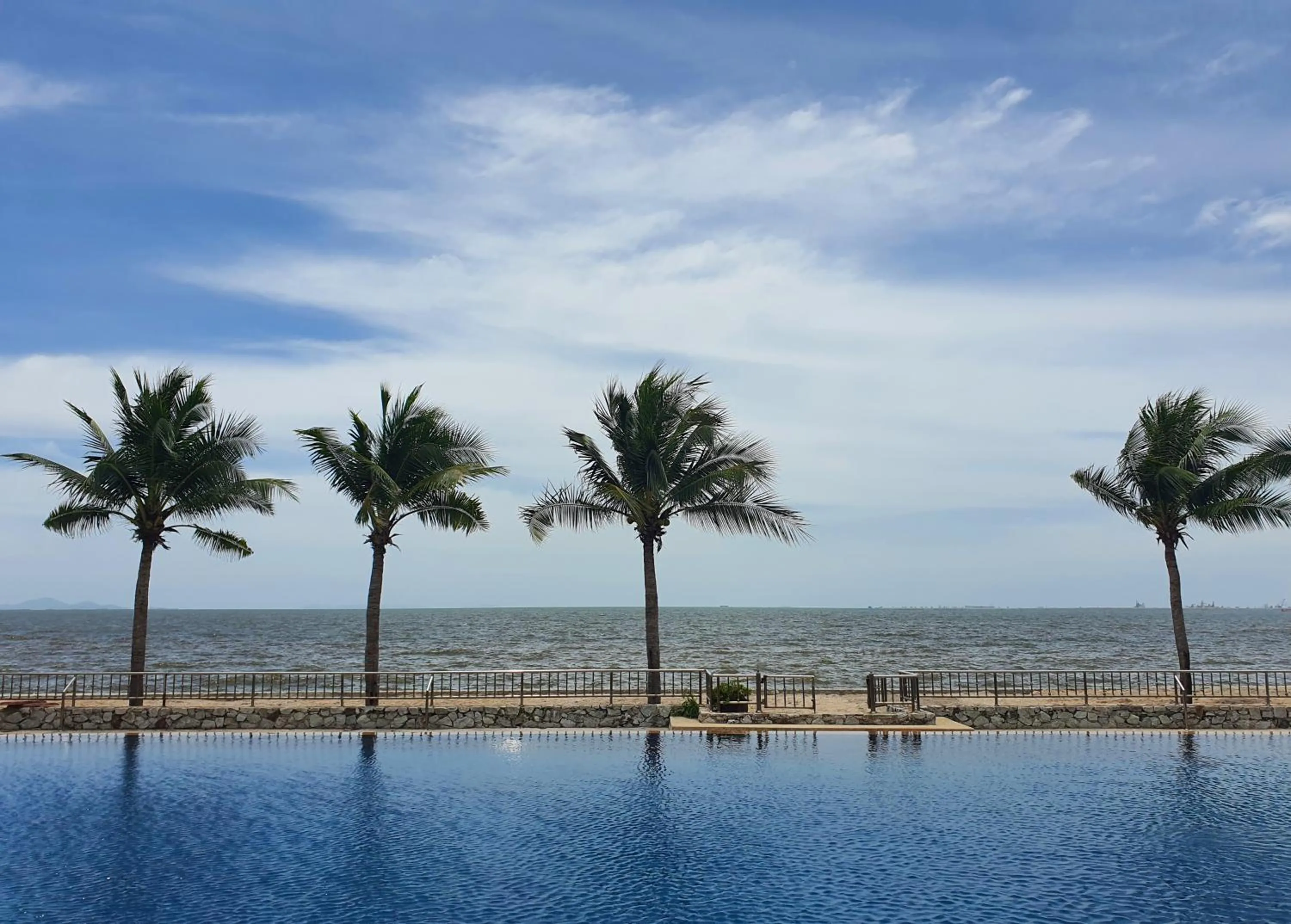 Pool view in Serene Sands