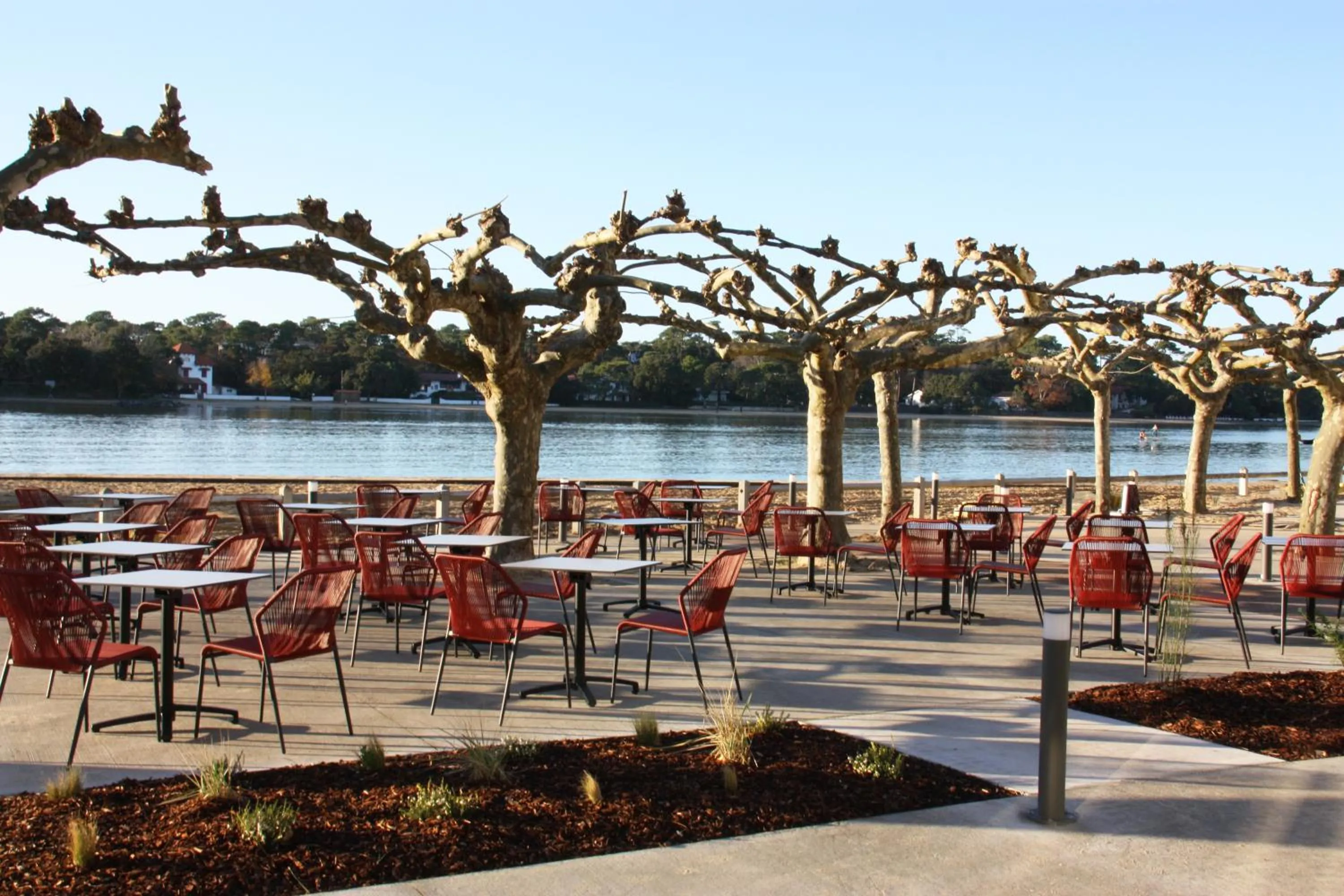 Patio in Hôtel du Parc & Spa