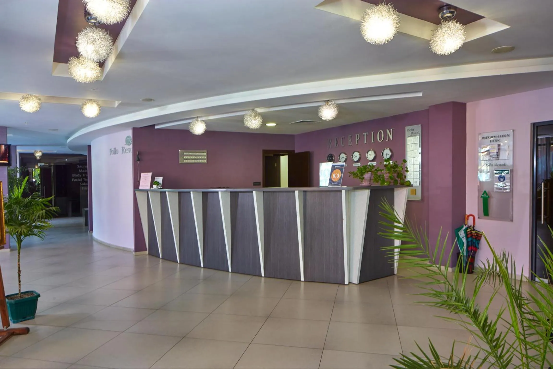 Lobby or reception in Pollo Resort