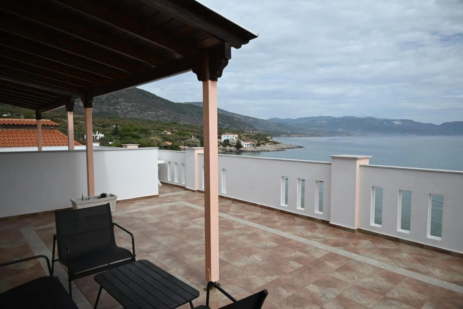 Balcony/Terrace in Nereides Seaside Apartments