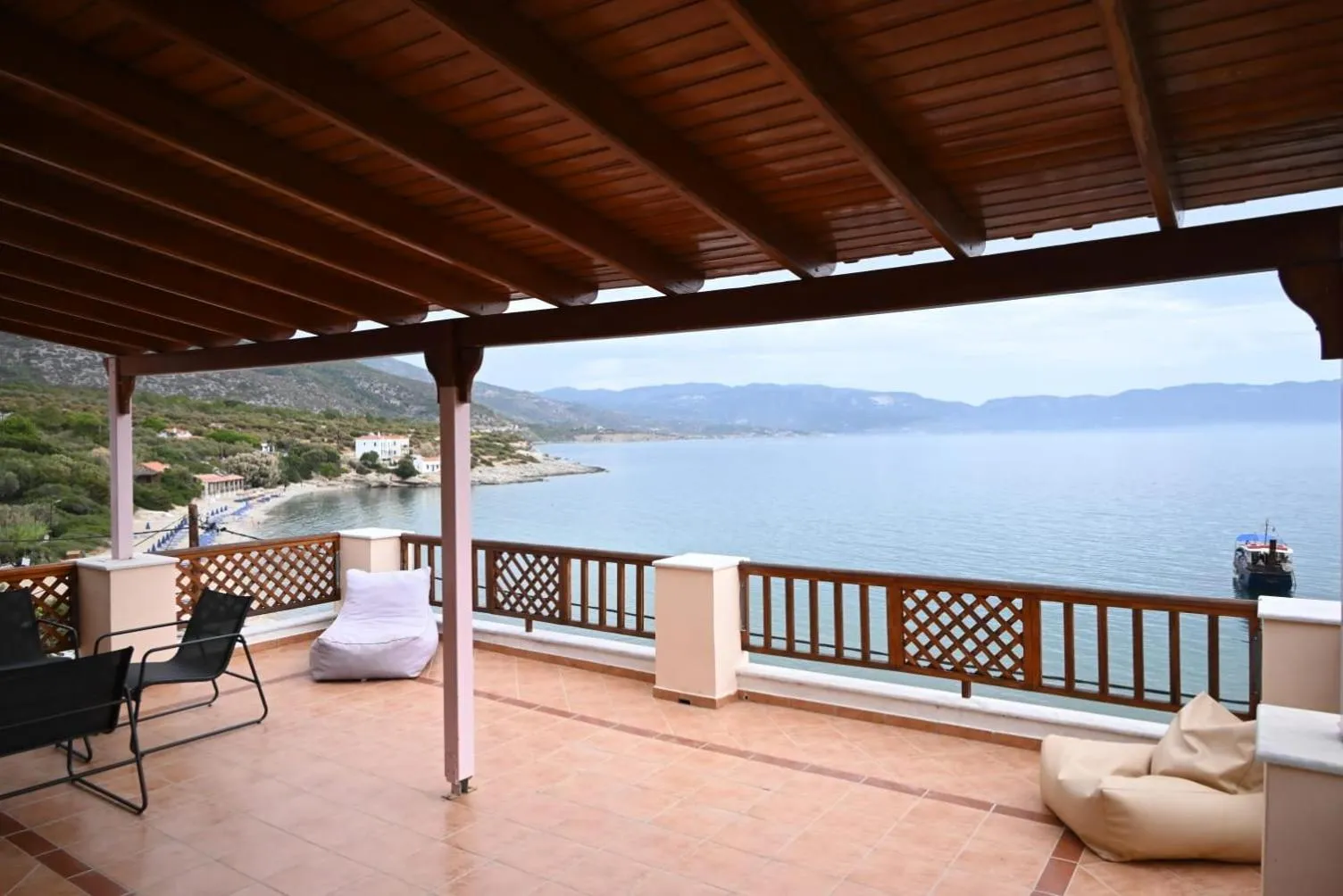 Balcony/Terrace in Nereides Seaside Apartments