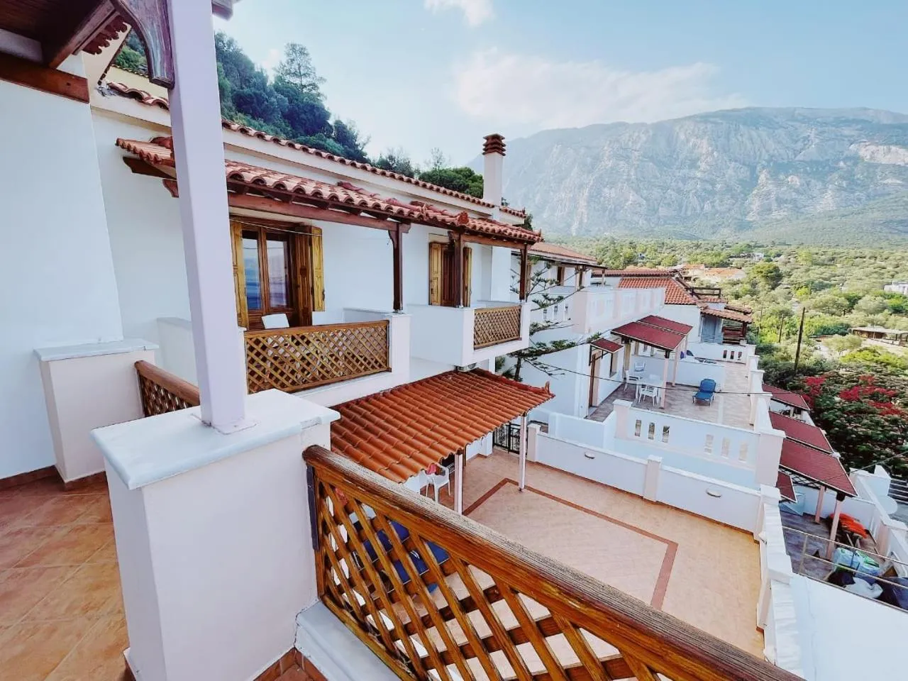 Balcony/Terrace in Nereides Seaside Apartments
