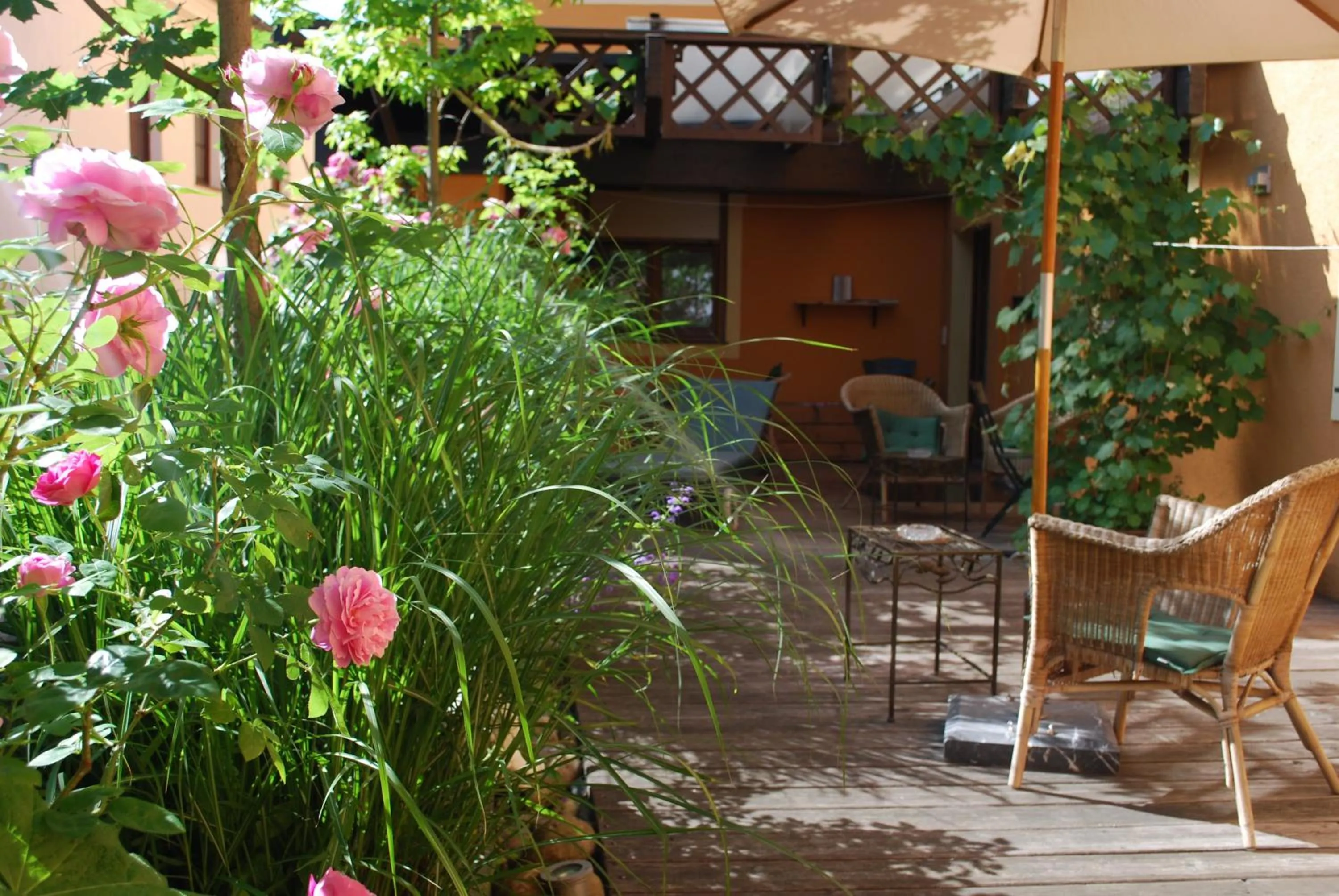 Balcony/Terrace in HOTEL ZILLNERs EINKEHR ***