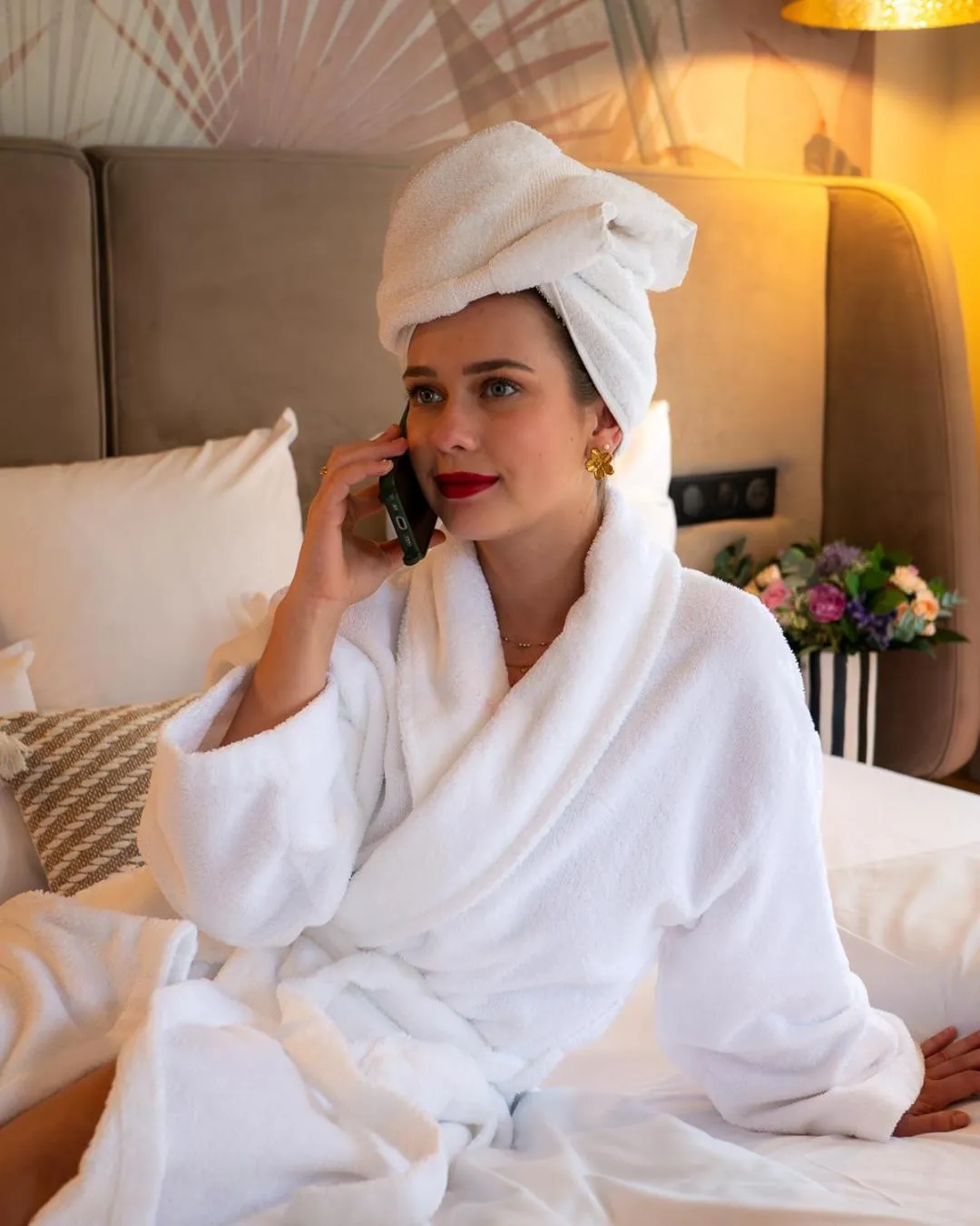 Bed in Hôtel Restaurant Vaillant proche Europapark Rulantica