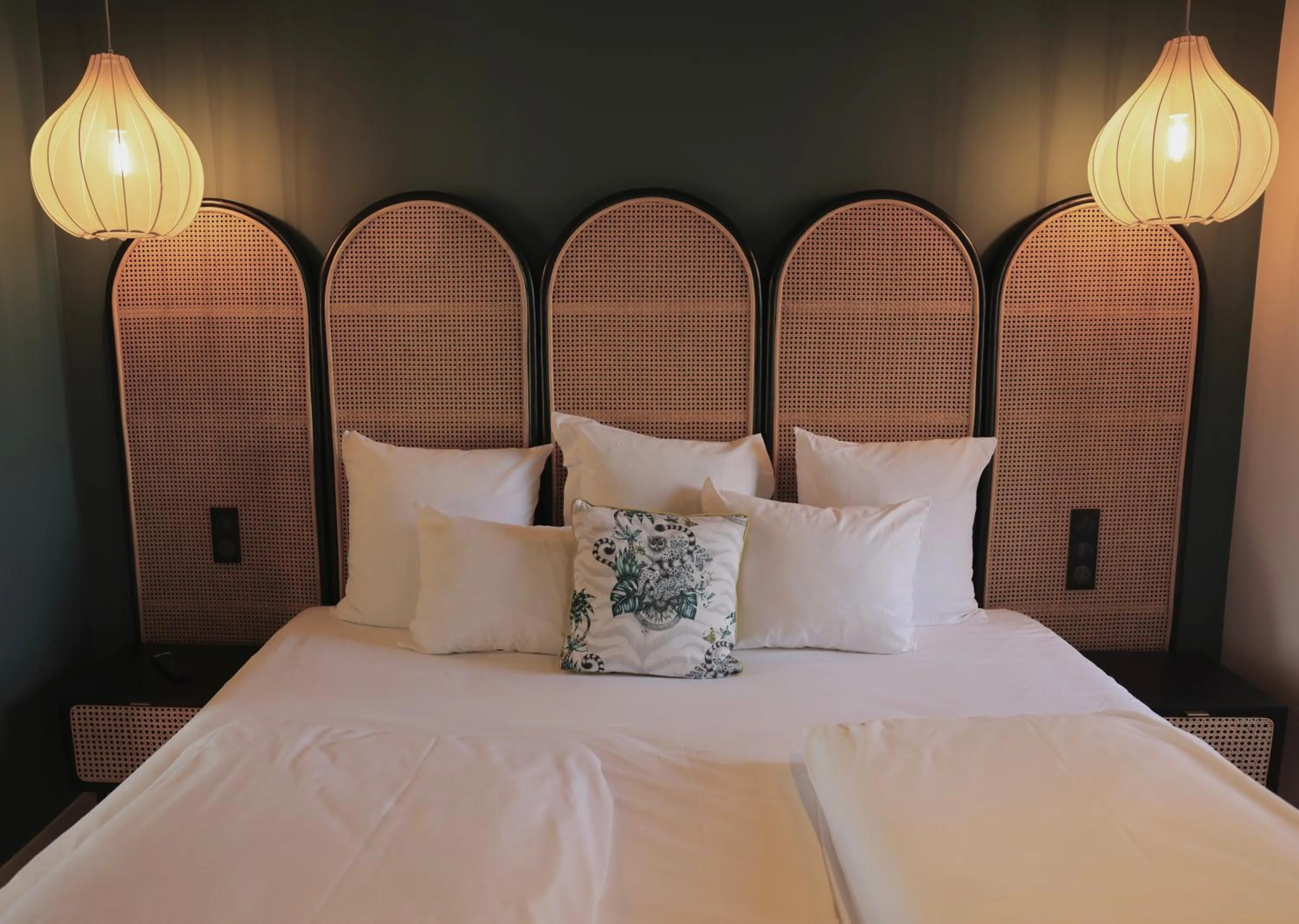 Bed in Hôtel Restaurant Vaillant proche Europapark Rulantica